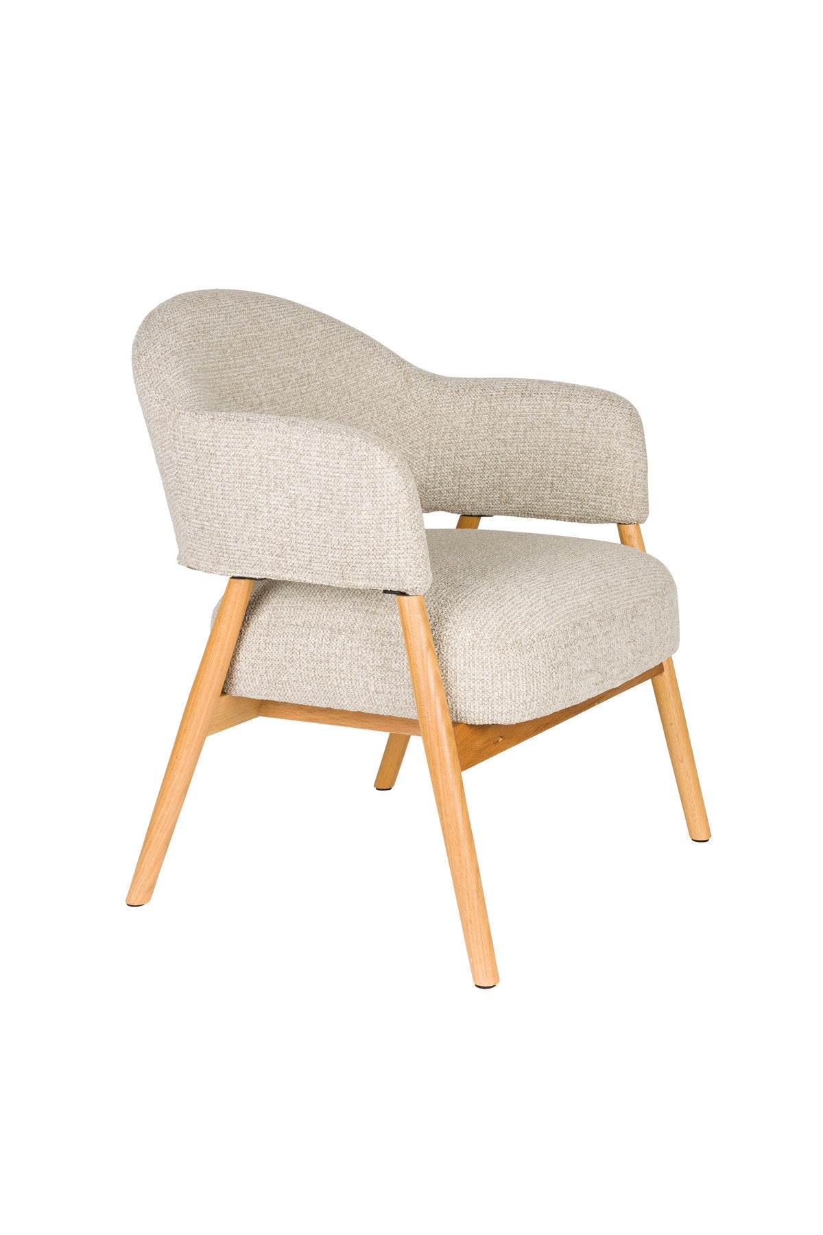 Sessel Indy Light Brown in braun präsentiert im Onlineshop von KAQTU Design AG. Sessel ist von White Label Living