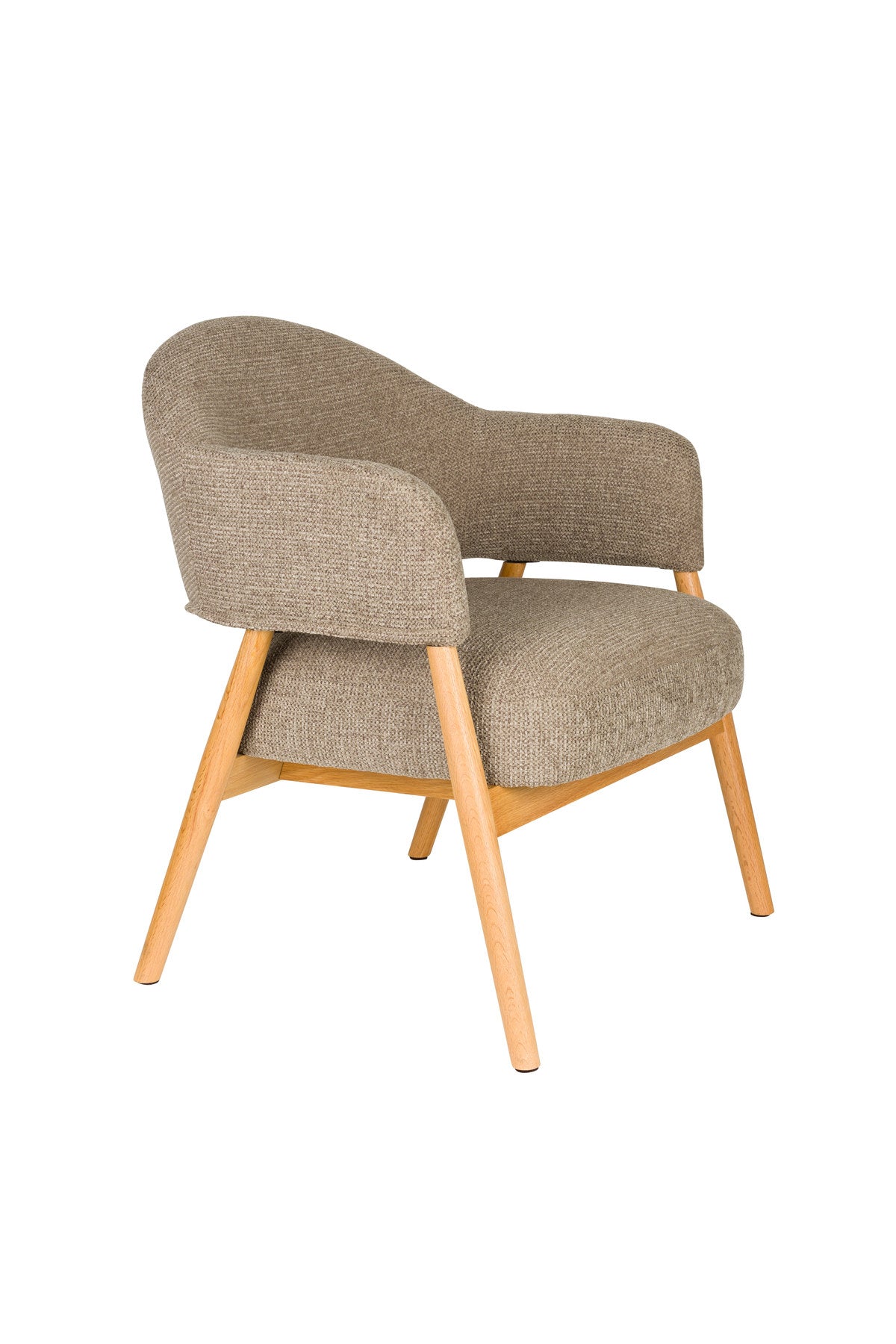 Sessel Indy Dark Brown in Braun präsentiert im Onlineshop von KAQTU Design AG. Sessel ist von White Label Living