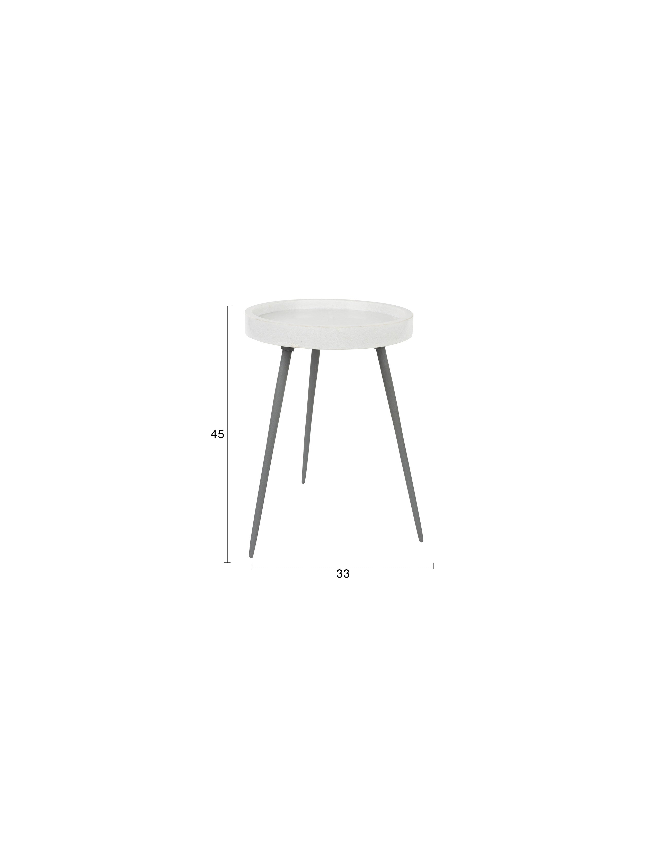 Erleben Sie den Beistelltisch Karrara White von White Label Living – ein elegantes Design aus hochwertigem Marmor und Metall, perfekt für Ihr Zuhause.