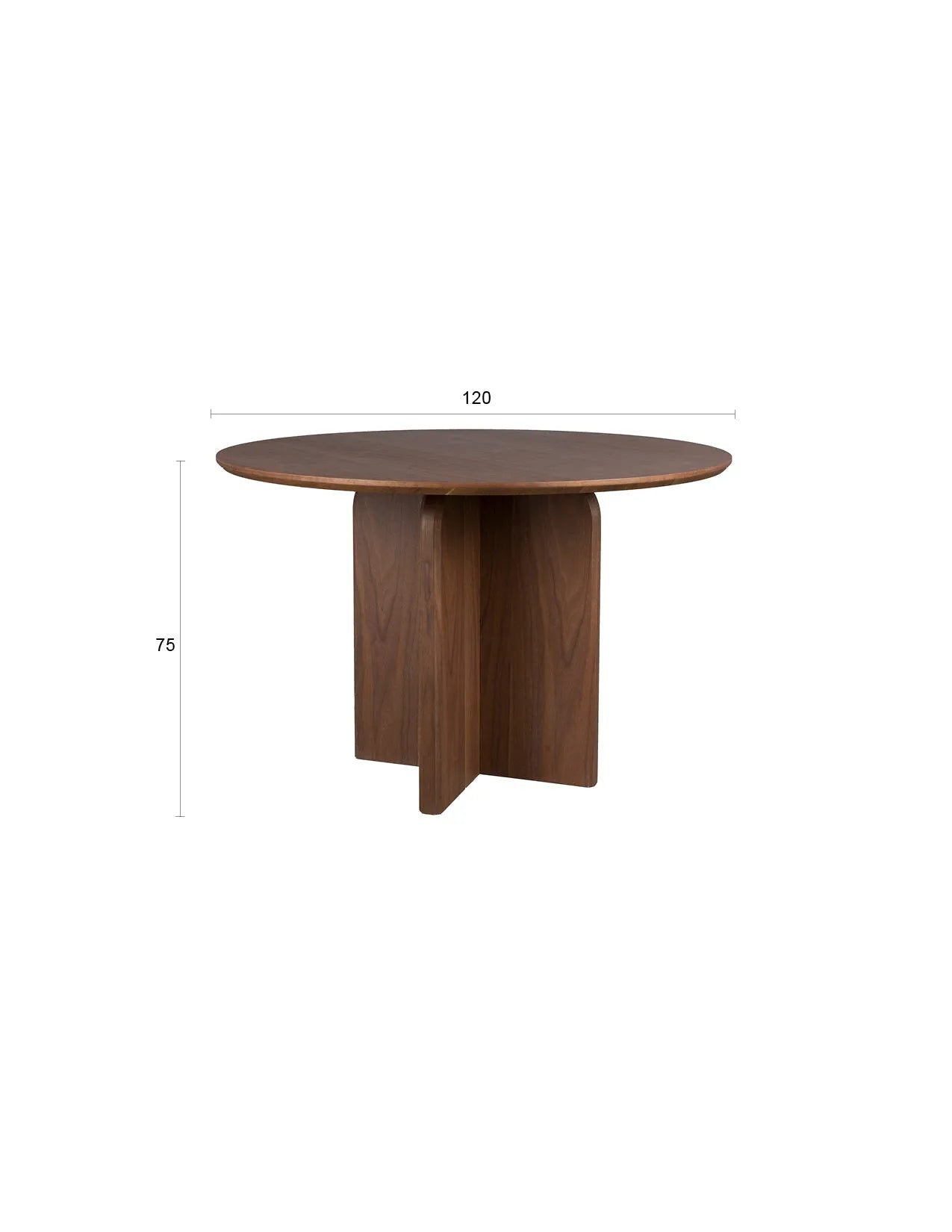 Esstisch Laurent Natural in beige präsentiert im Onlineshop von KAQTU Design AG. Esstisch ist von White Label Living