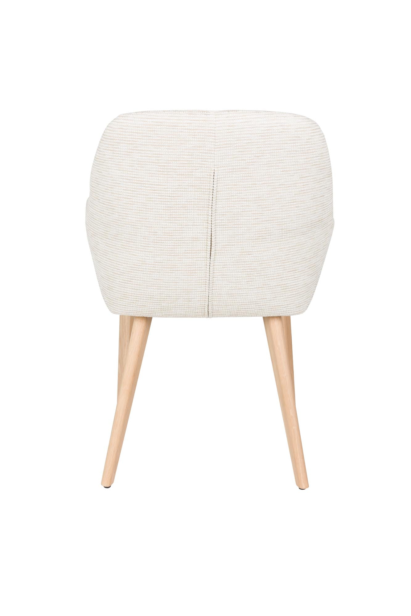 Stuhl Loua in Off-White präsentiert im Onlineshop von KAQTU Design AG. Stuhl ist von White Label Living