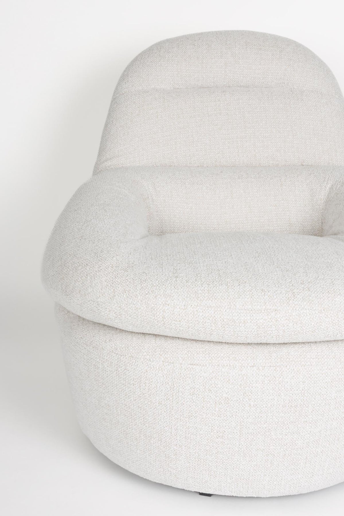 Sessel Velvoro in Off-White präsentiert im Onlineshop von KAQTU Design AG. Sessel ist von White Label Living