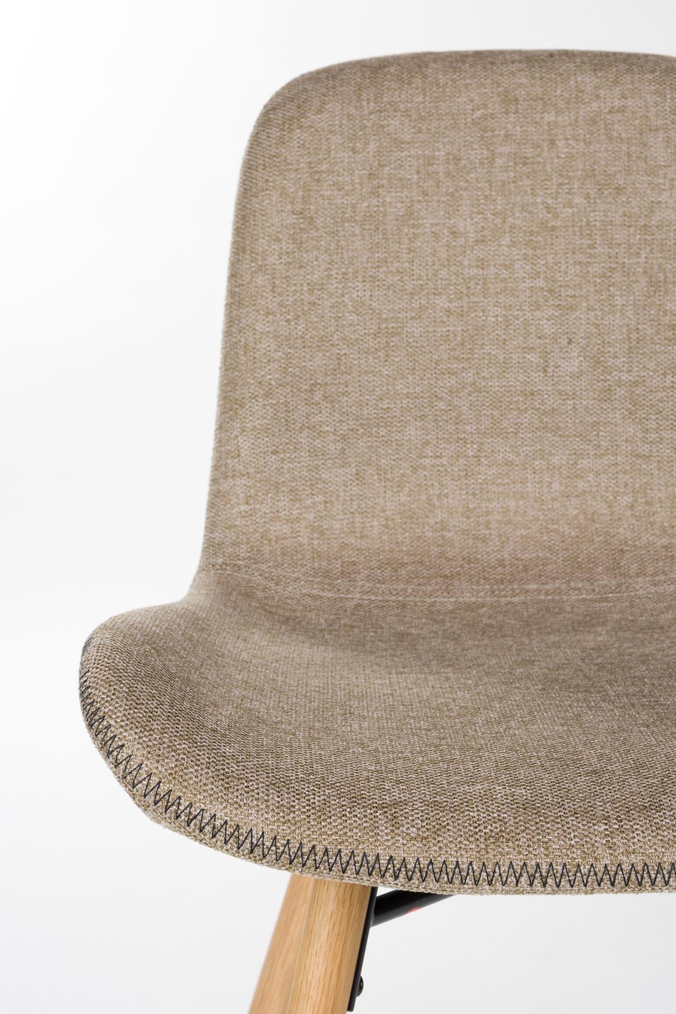 Stuhl Lester in Braun präsentiert im Onlineshop von KAQTU Design AG. Stuhl ist von White Label Living