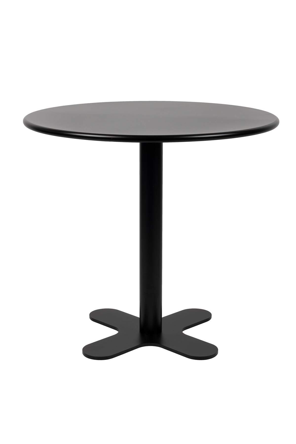 Bistro Tisch Sanjay Outdoor, quadratischer Hochtisch aus Metall mit matter Pulverbeschichtung