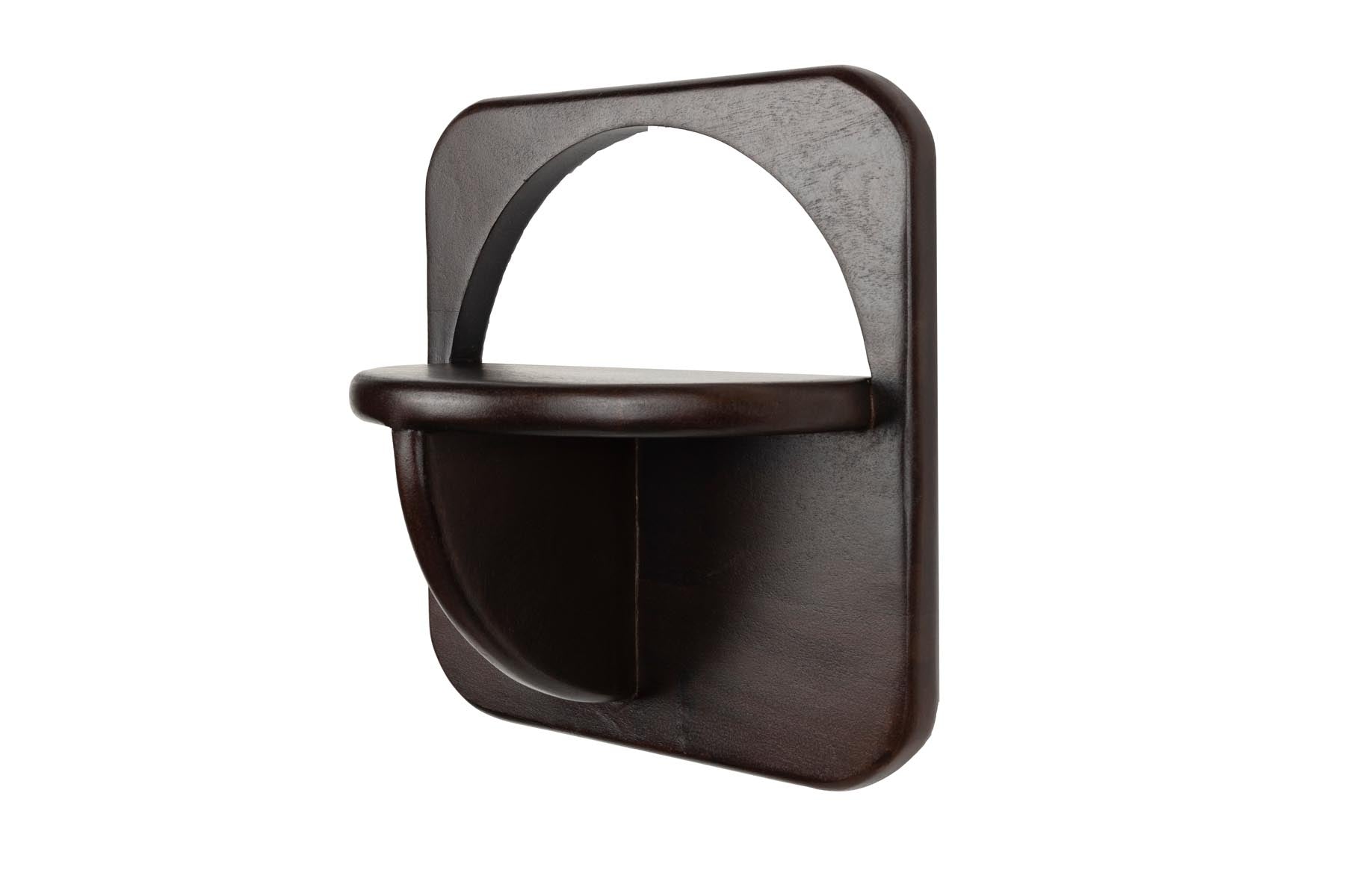 Wandregal Ollie in Braun präsentiert im Onlineshop von KAQTU Design AG. Wandregal ist von White Label Living