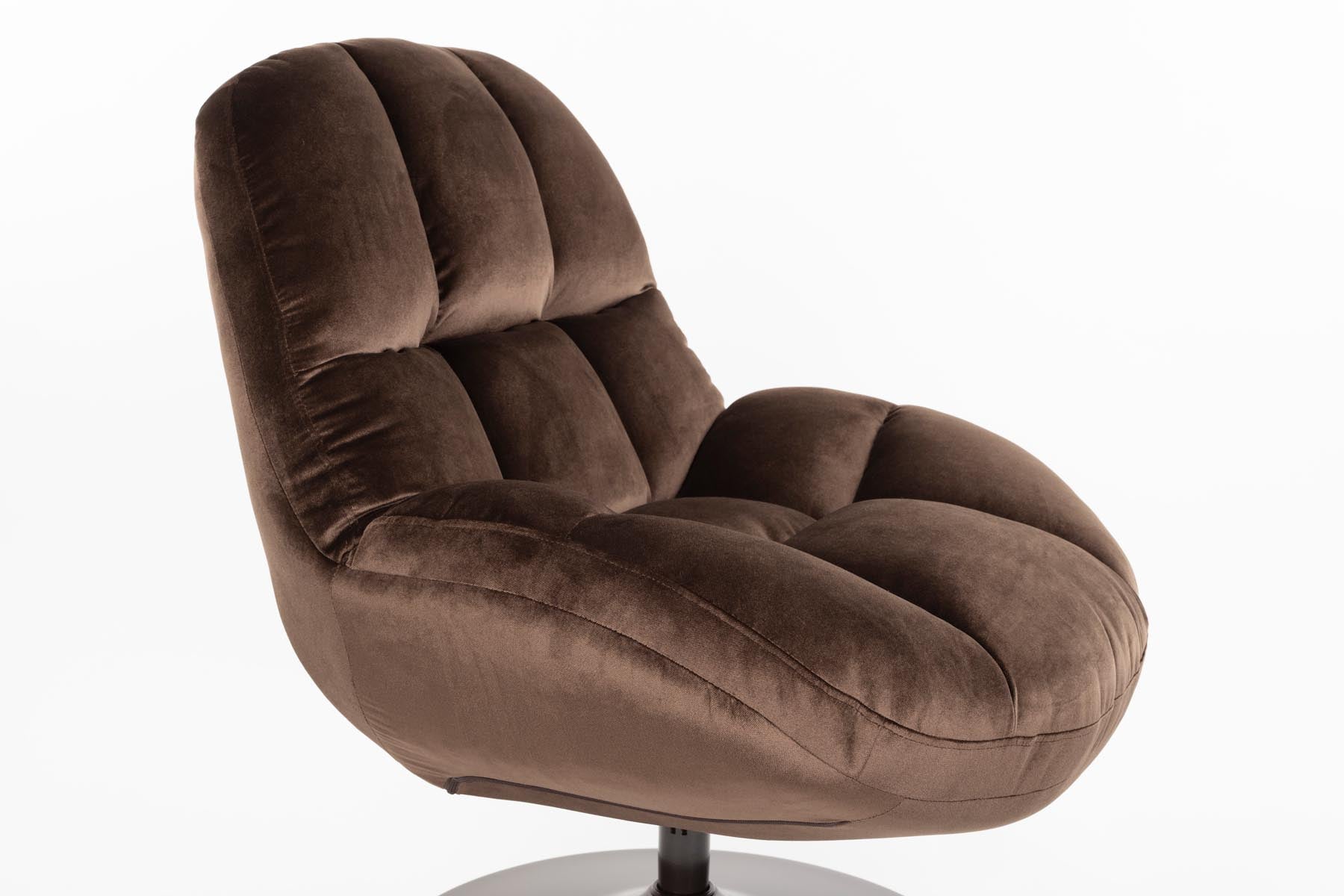 Sessel Beefy in Braun präsentiert im Onlineshop von KAQTU Design AG. Sessel ist von White Label Living
