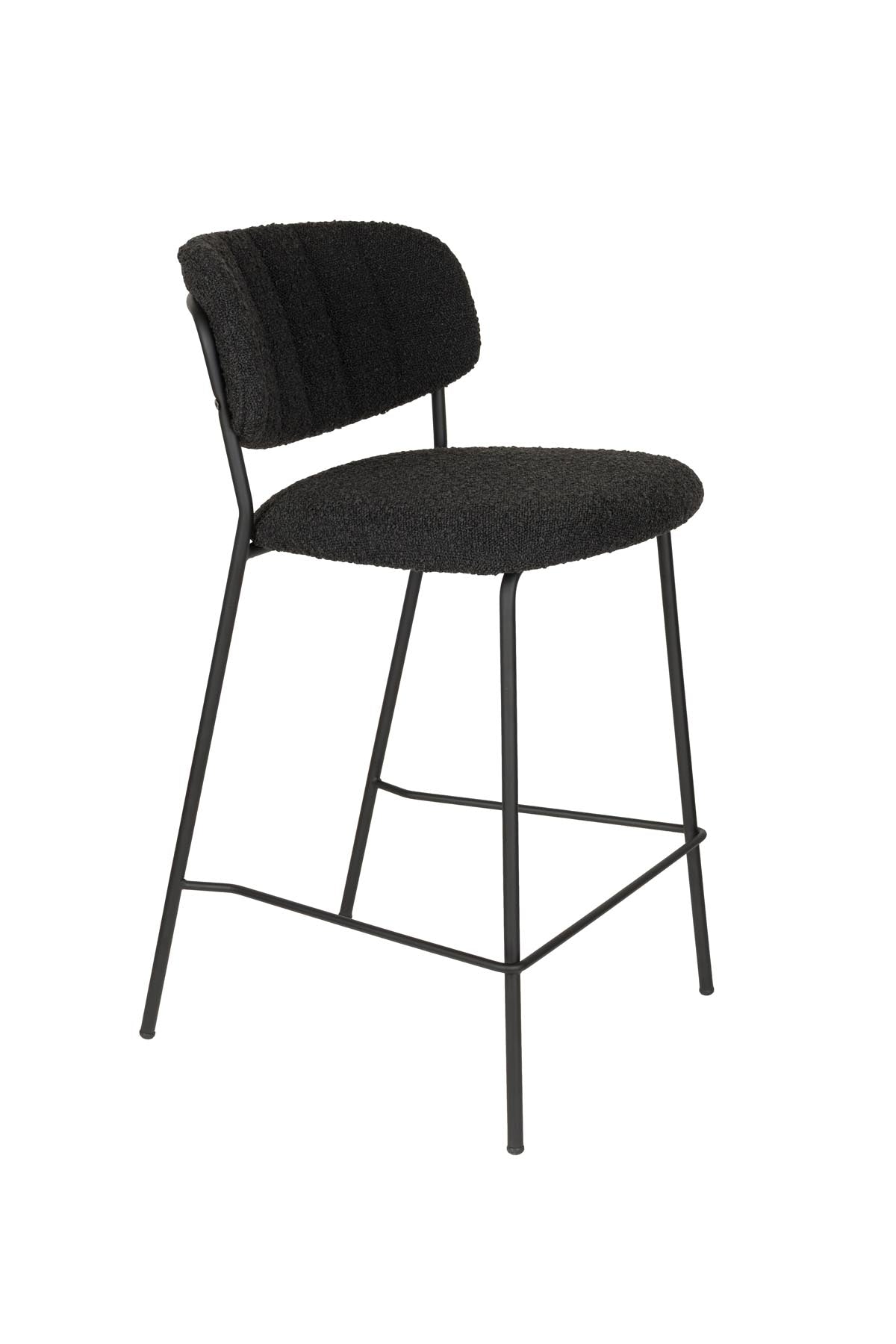 Hocker Jolienn in Schwarz präsentiert im Onlineshop von KAQTU Design AG. Barstuhl ist von White Label Living