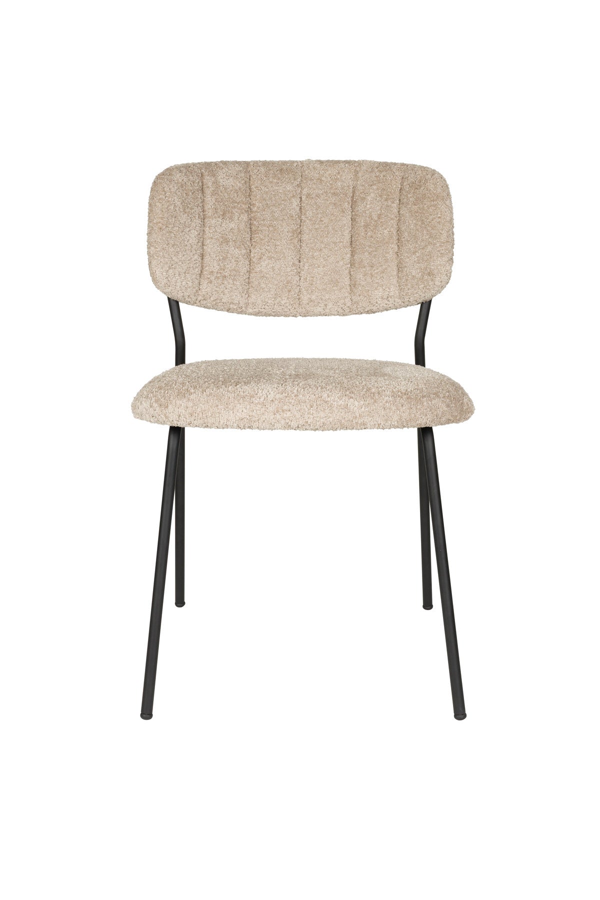 Stuhl Jolienn in beige präsentiert im Onlineshop von KAQTU Design AG. Stuhl ist von White Label Living