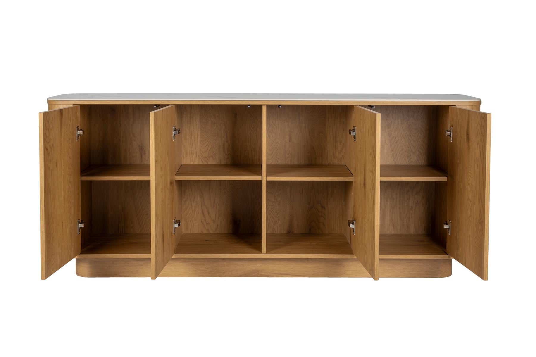 Sideboard Hoch Almira in Natürlich präsentiert im Onlineshop von KAQTU Design AG. Sideboards ist von White Label Living