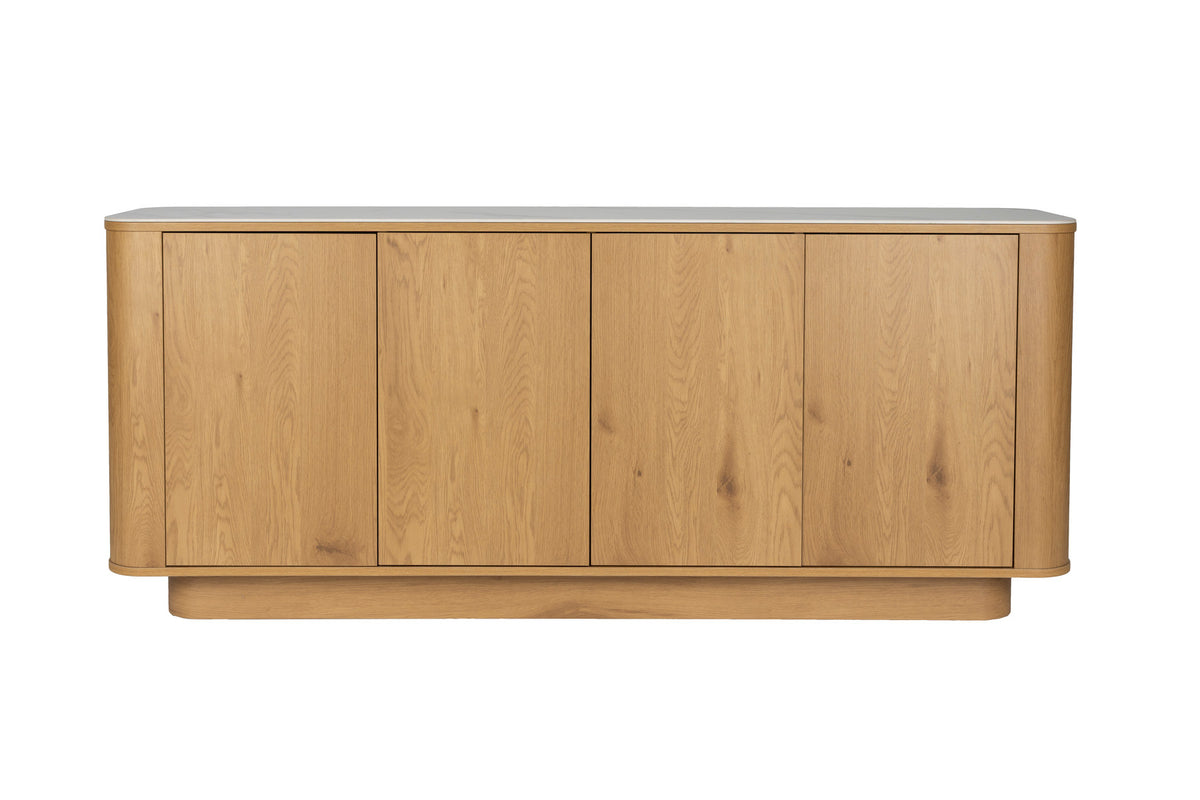 Sideboard Hoch Almira in Natur präsentiert im Onlineshop von KAQTU Design AG. Sideboard ist von White Label Living