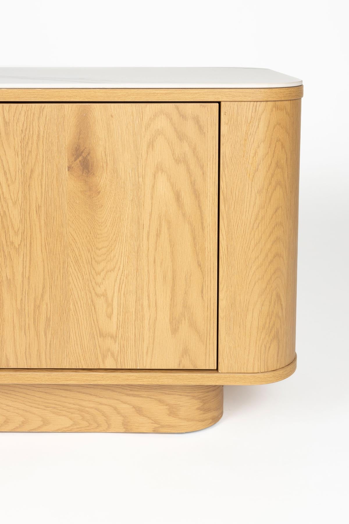 Sideboard Low Almira in Natürlich präsentiert im Onlineshop von KAQTU Design AG. Sideboards ist von White Label Living