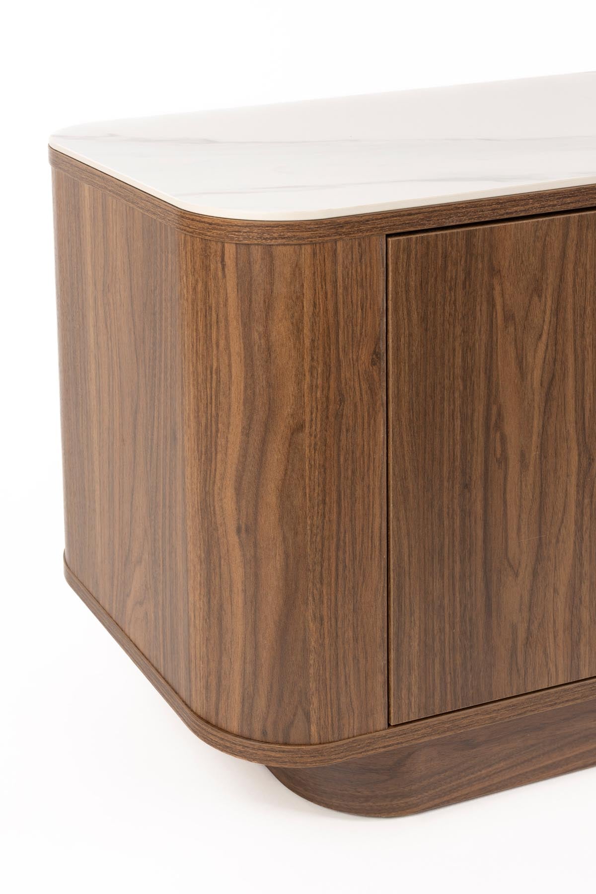 Sideboard Low Almira in Braun präsentiert im Onlineshop von KAQTU Design AG. Sideboards ist von White Label Living