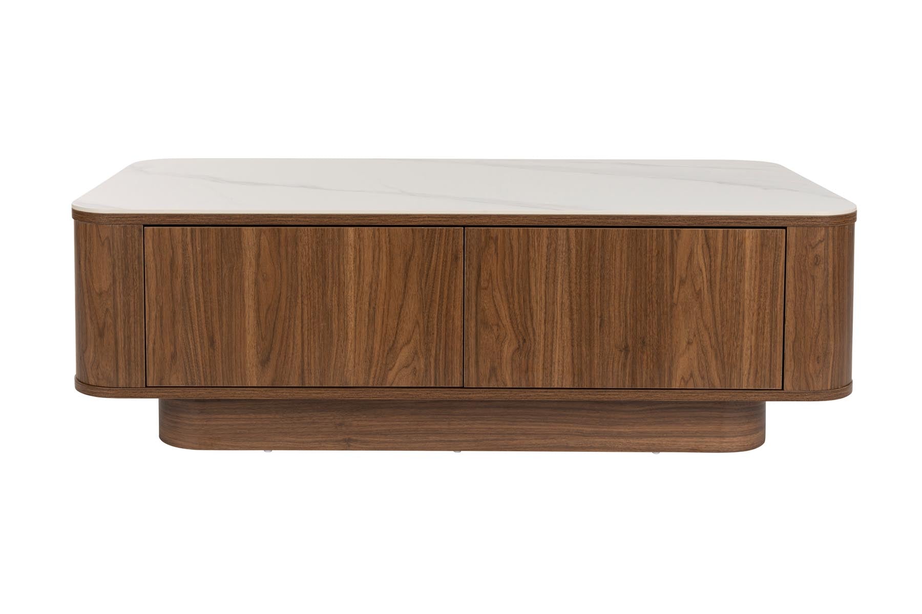 Couchtisch Almira in Braun präsentiert im Onlineshop von KAQTU Design AG. Couchtisch ist von White Label Living