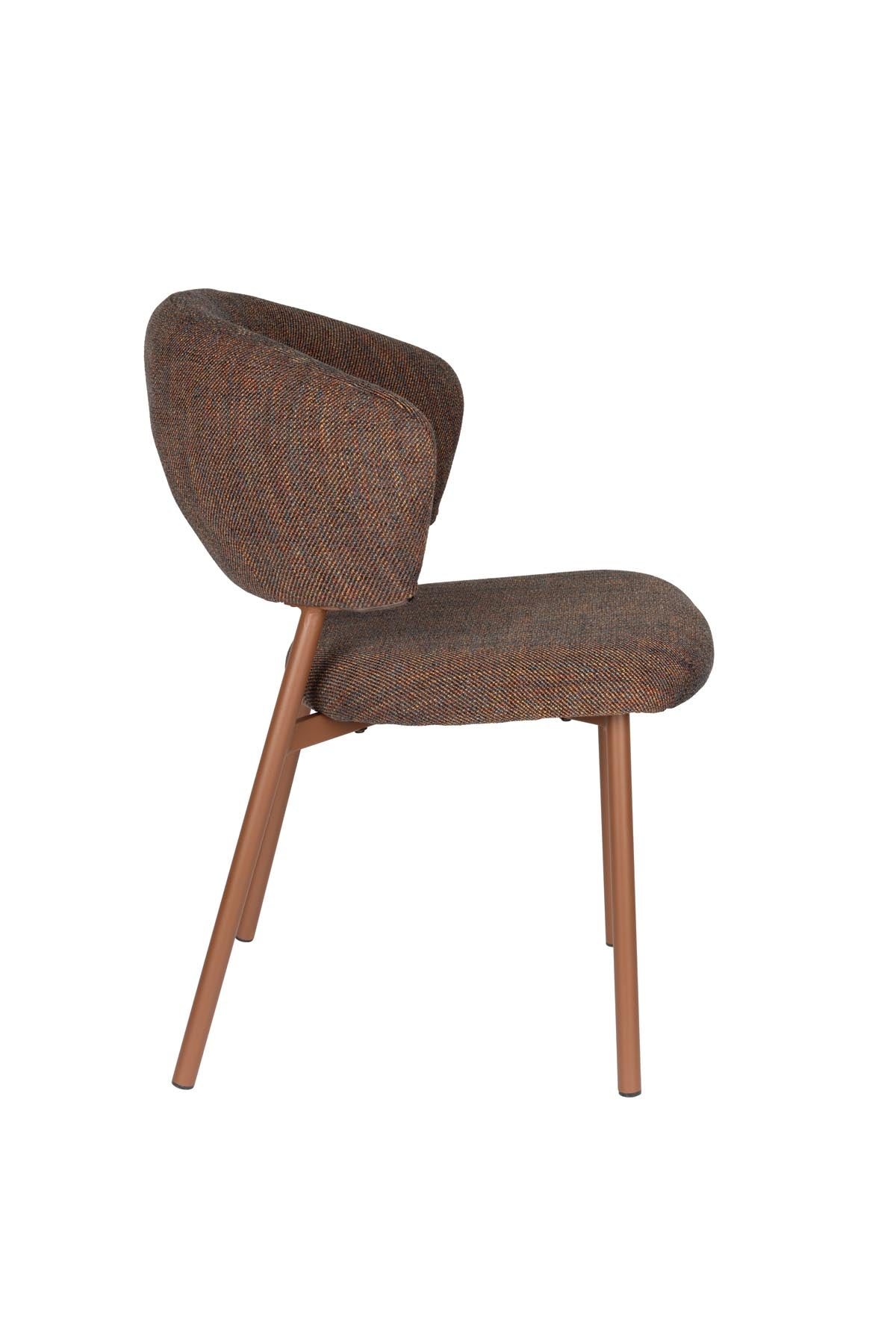 Stuhl Jasmine in Braun präsentiert im Onlineshop von KAQTU Design AG. Stuhl ist von White Label Living