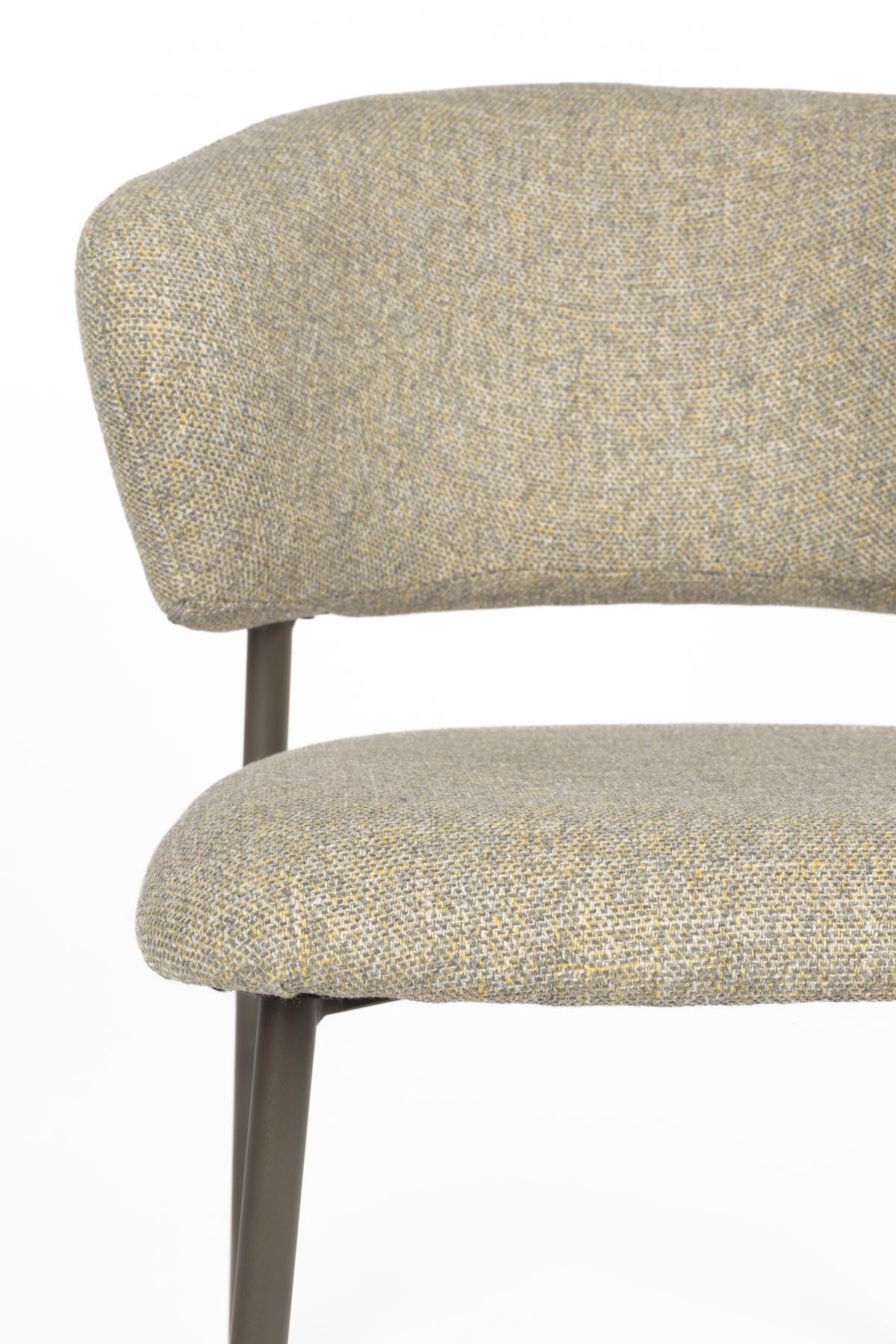 Stuhl Jasmine in Grün präsentiert im Onlineshop von KAQTU Design AG. Stuhl ist von White Label Living