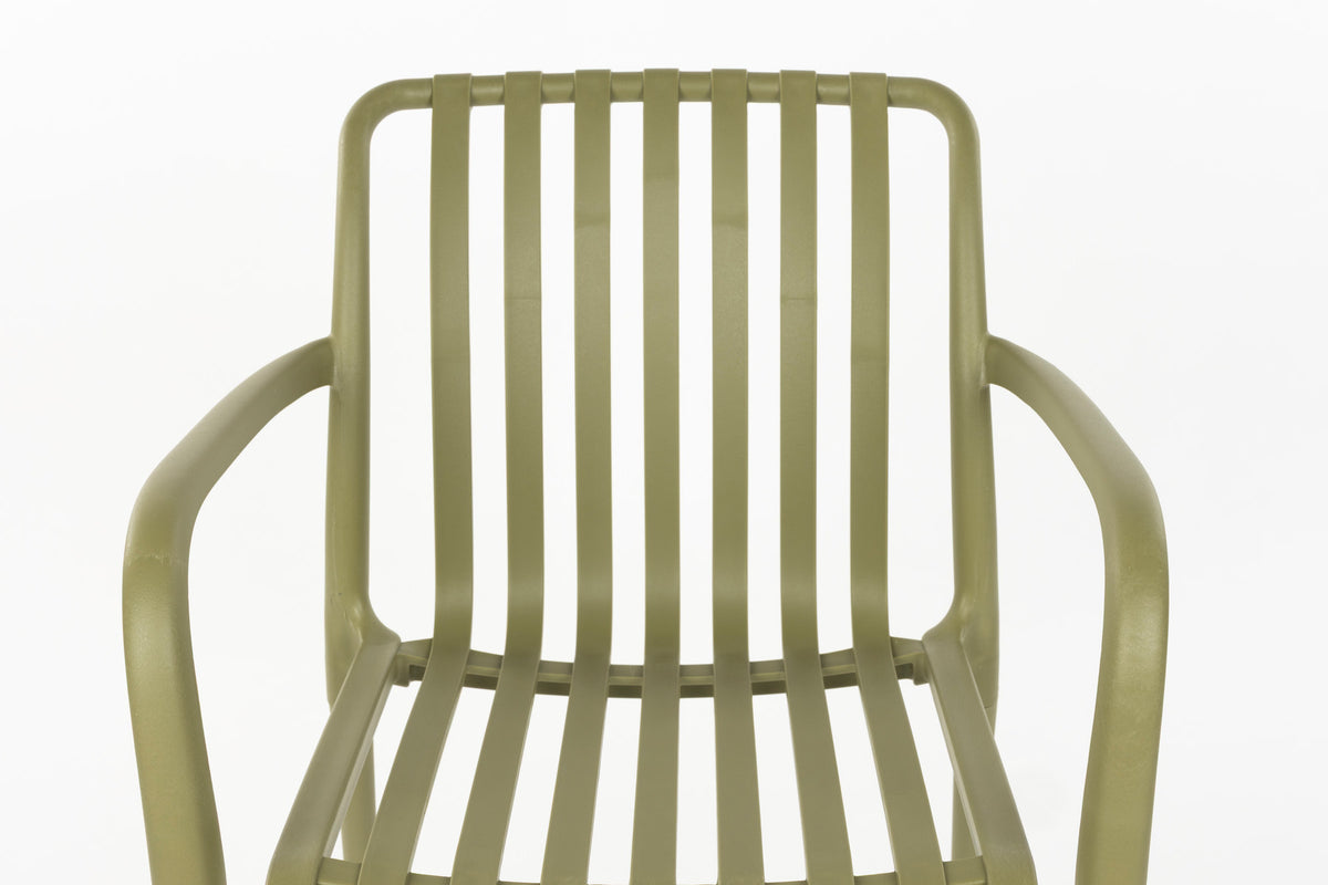 Gartenstuhl Amae in Grün präsentiert im Onlineshop von KAQTU Design AG. Gartenstuhl ist von White Label Living