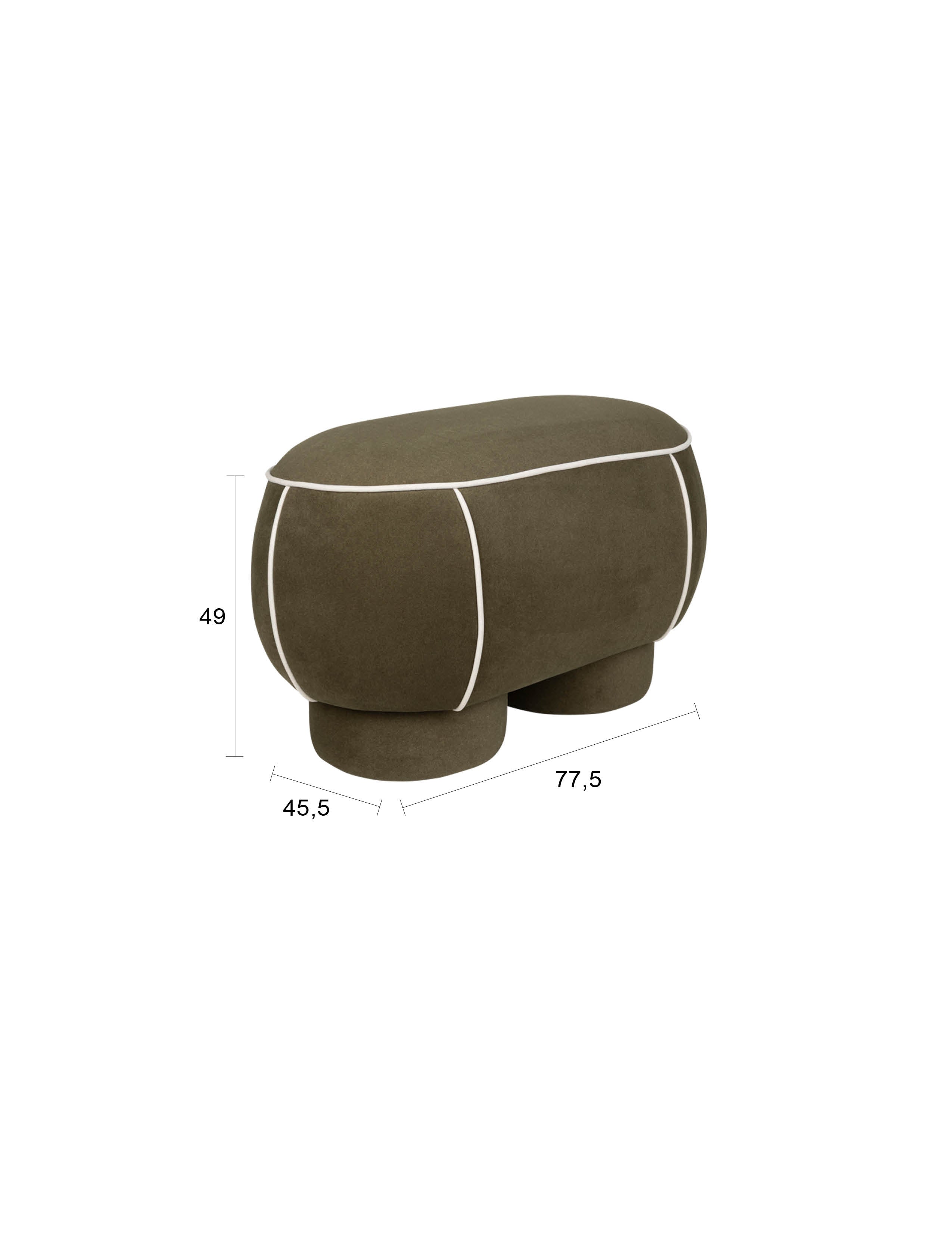 Bank Marina in Grün präsentiert im Onlineshop von KAQTU Design AG. Sitzbank ist von White Label Living