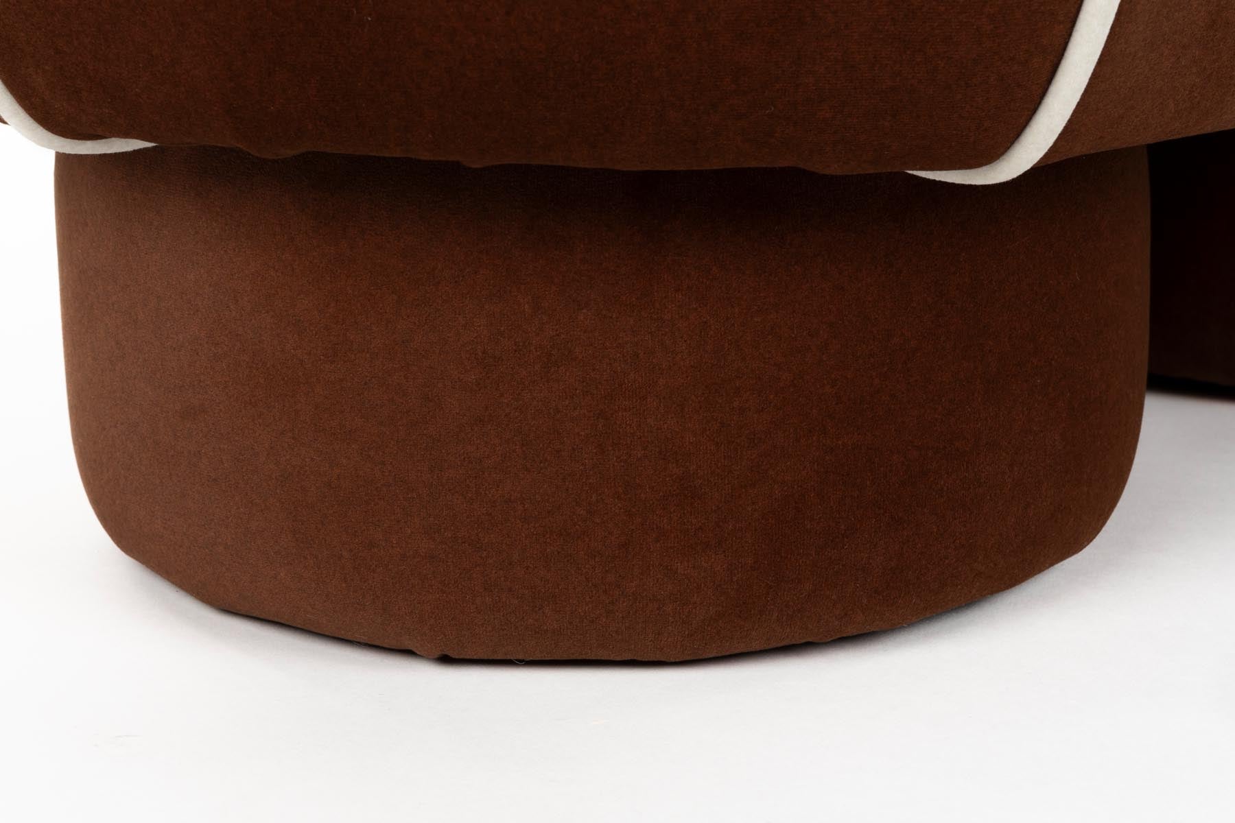 Bank Marina in Rot präsentiert im Onlineshop von KAQTU Design AG. Sitzbank ist von White Label Living