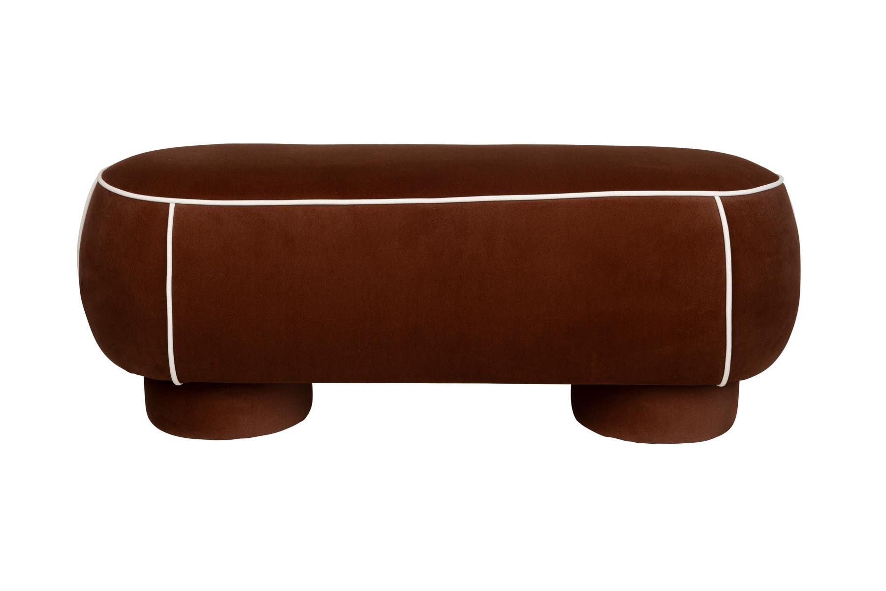 Bank Marina in Rot präsentiert im Onlineshop von KAQTU Design AG. Sitzbank ist von White Label Living