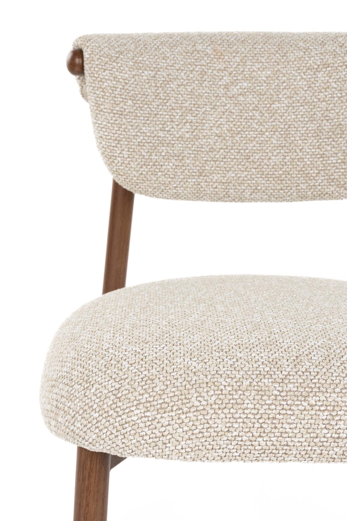 Stuhl Lee in Beige präsentiert im Onlineshop von KAQTU Design AG. Stuhl ist von White Label Living