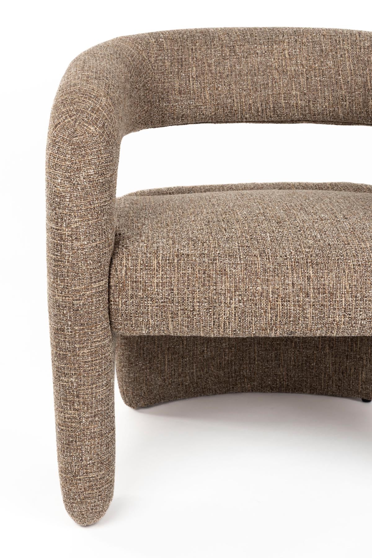 Sessel Nova in Braun präsentiert im Onlineshop von KAQTU Design AG. Sessel ist von White Label Living