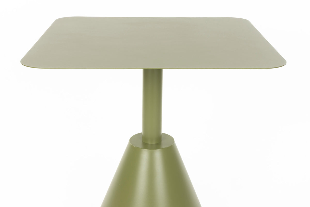Bistro Tisch Fabby in Grün präsentiert im Onlineshop von KAQTU Design AG. Gartentisch ist von White Label Living