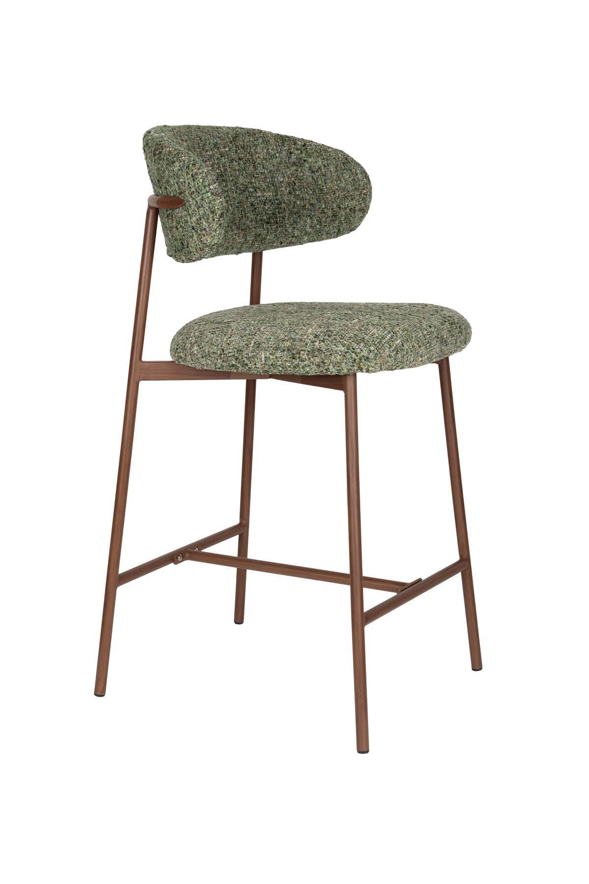 Barhocker Claes in Grün präsentiert im Onlineshop von KAQTU Design AG. Barstuhl ist von White Label Living