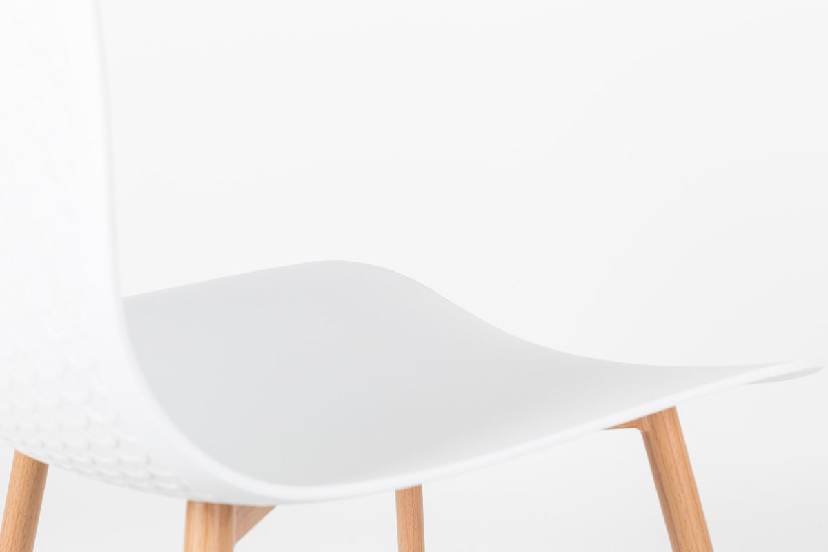 Stuhl LEON in Weiss präsentiert im Onlineshop von KAQTU Design AG. Stuhl ist von White Label Living