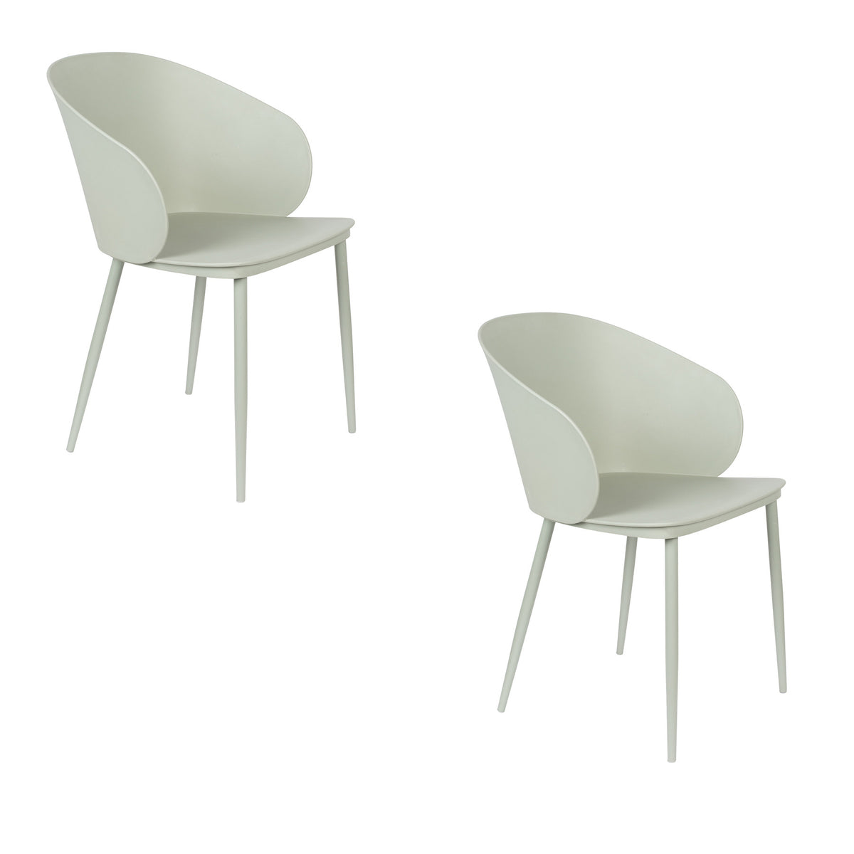 Stuhl GIGI in Minze präsentiert im Onlineshop von KAQTU Design AG. Stuhl ist von White Label Living