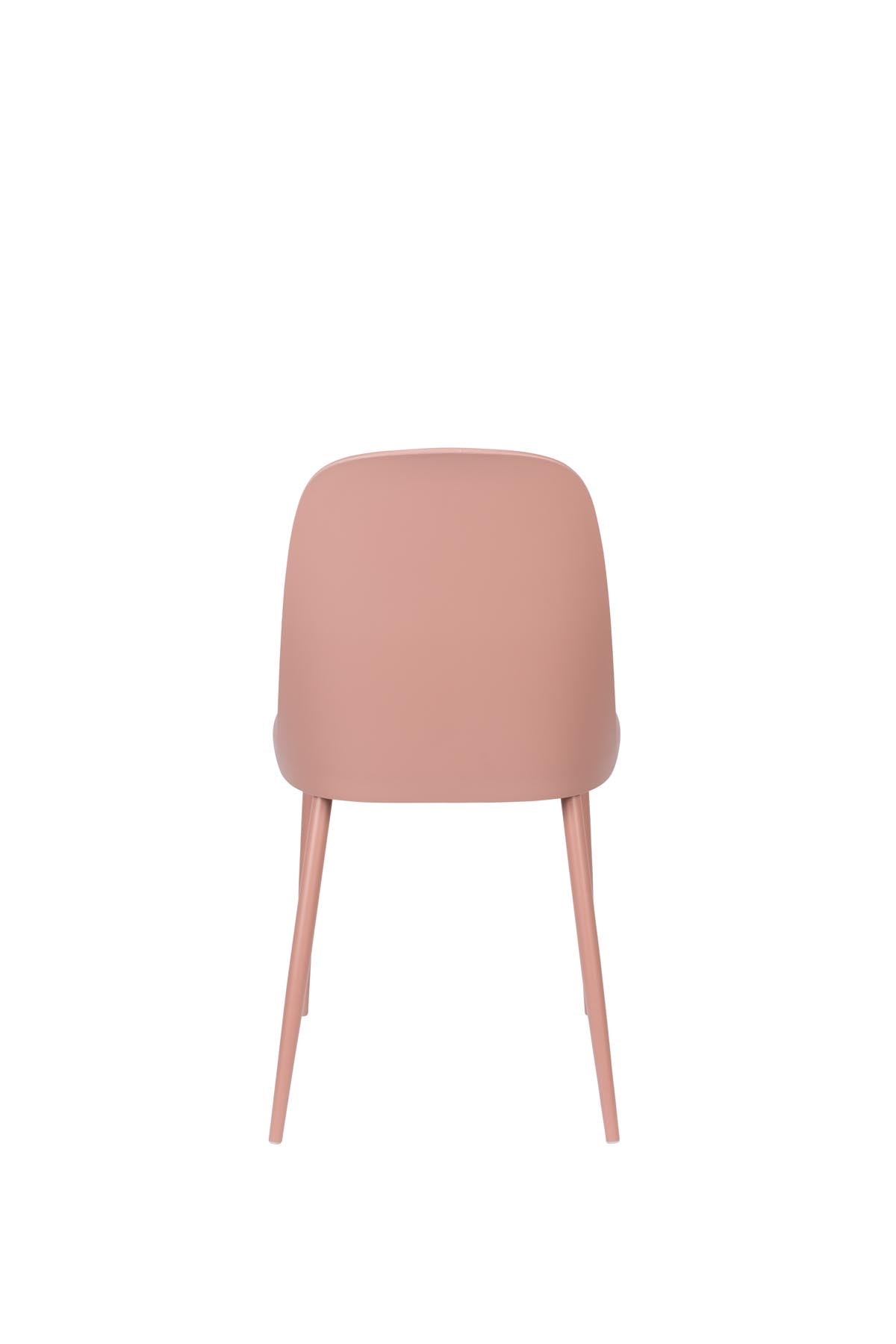 Stuhl PIP in Rosa präsentiert im Onlineshop von KAQTU Design AG. Stuhl ist von White Label Living