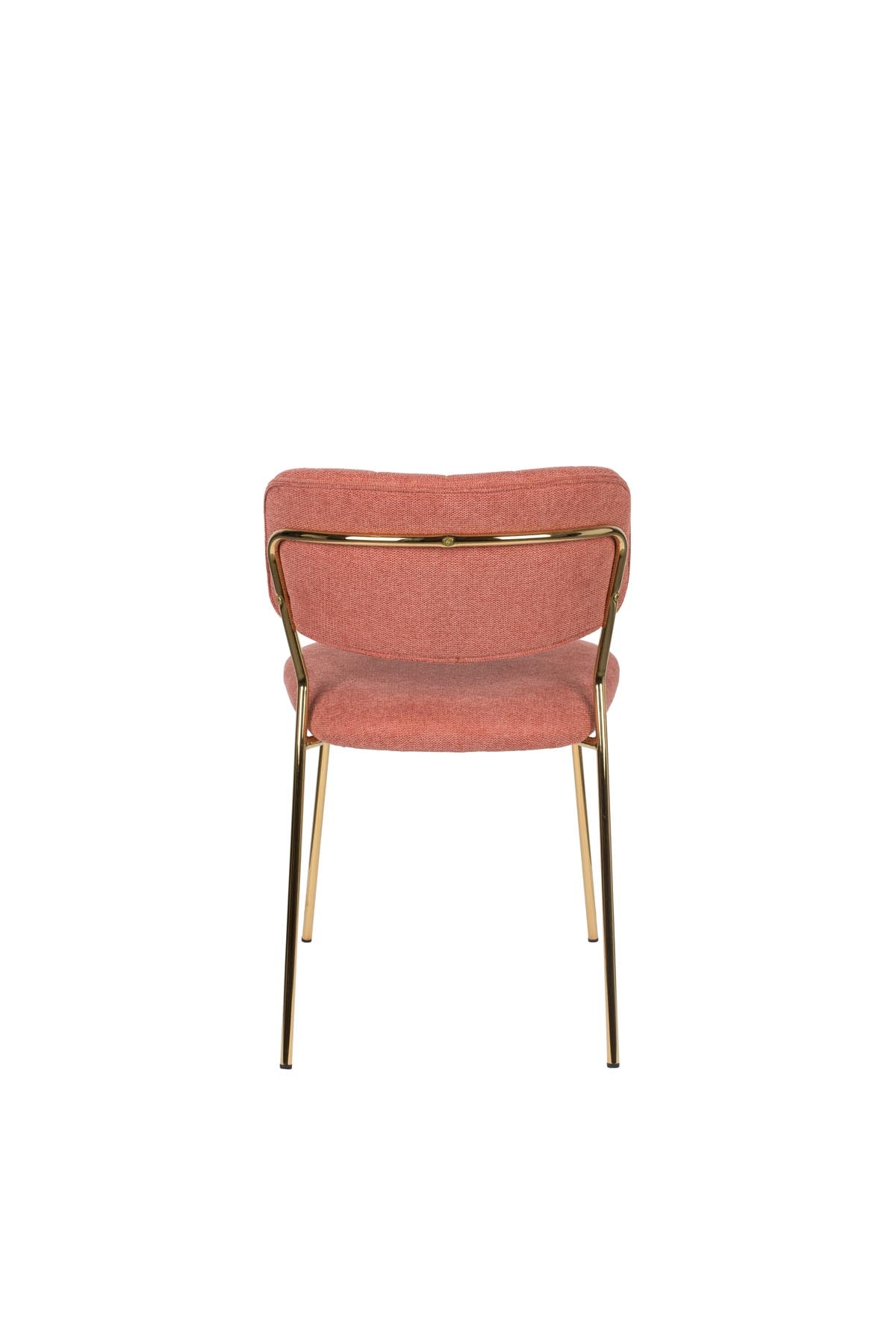Stuhl Jolien gepolstert V1 in Rosa präsentiert im Onlineshop von KAQTU Design AG. Stuhl ist von White Label Living