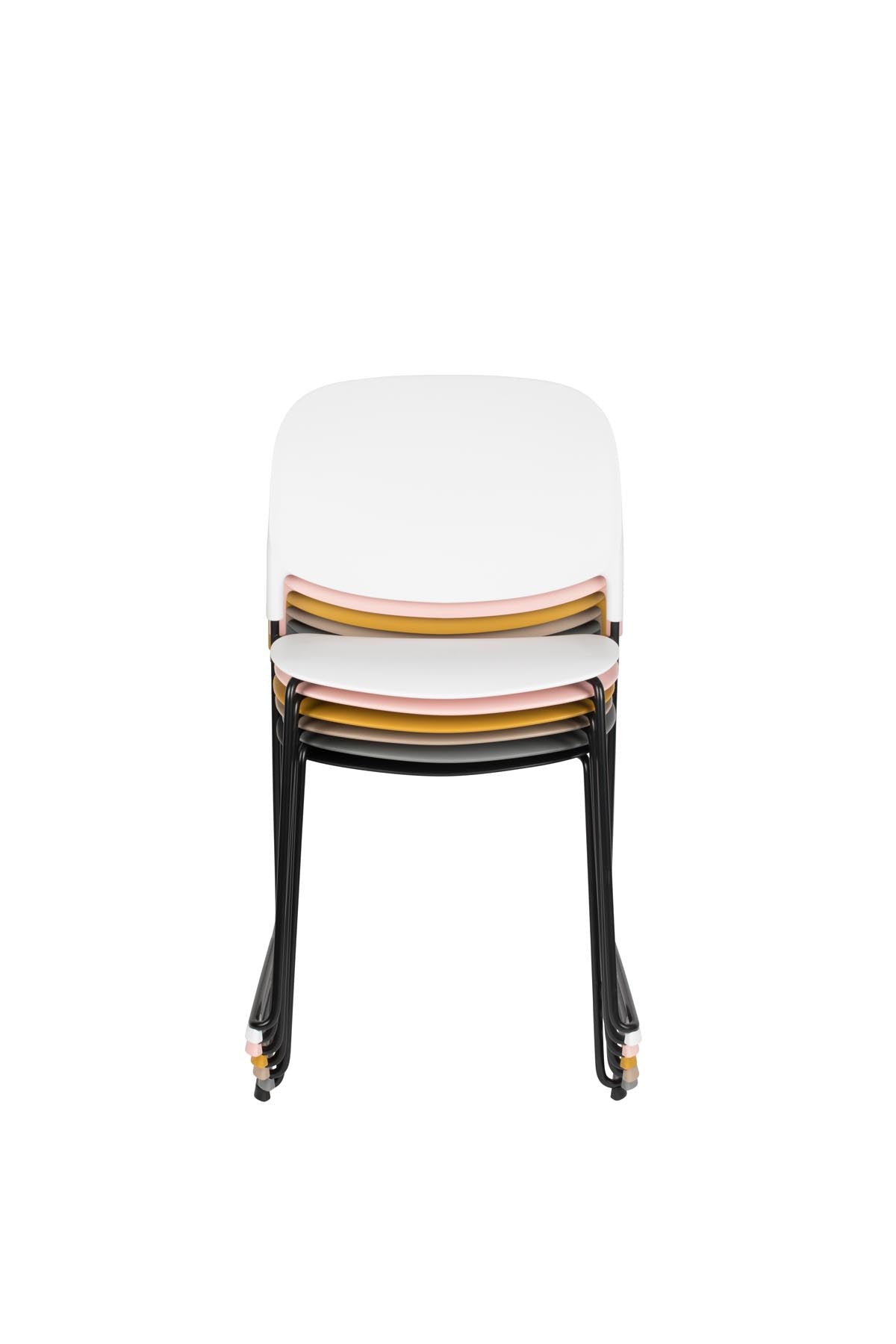 Stuhl STACKS in Schwarz präsentiert im Onlineshop von KAQTU Design AG. Stuhl ist von White Label Living