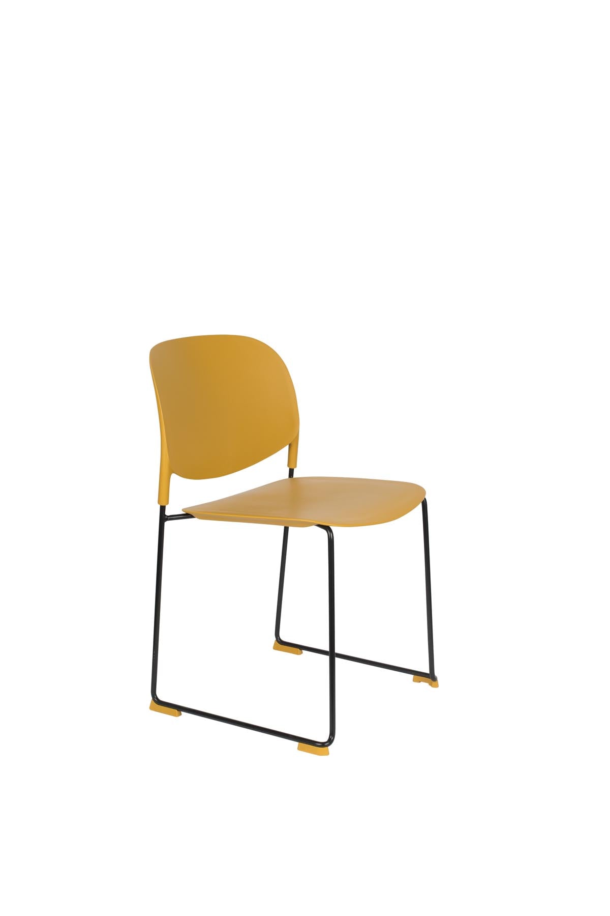 Stuhl STACKS in Ocker präsentiert im Onlineshop von KAQTU Design AG. Stuhl ist von White Label Living
