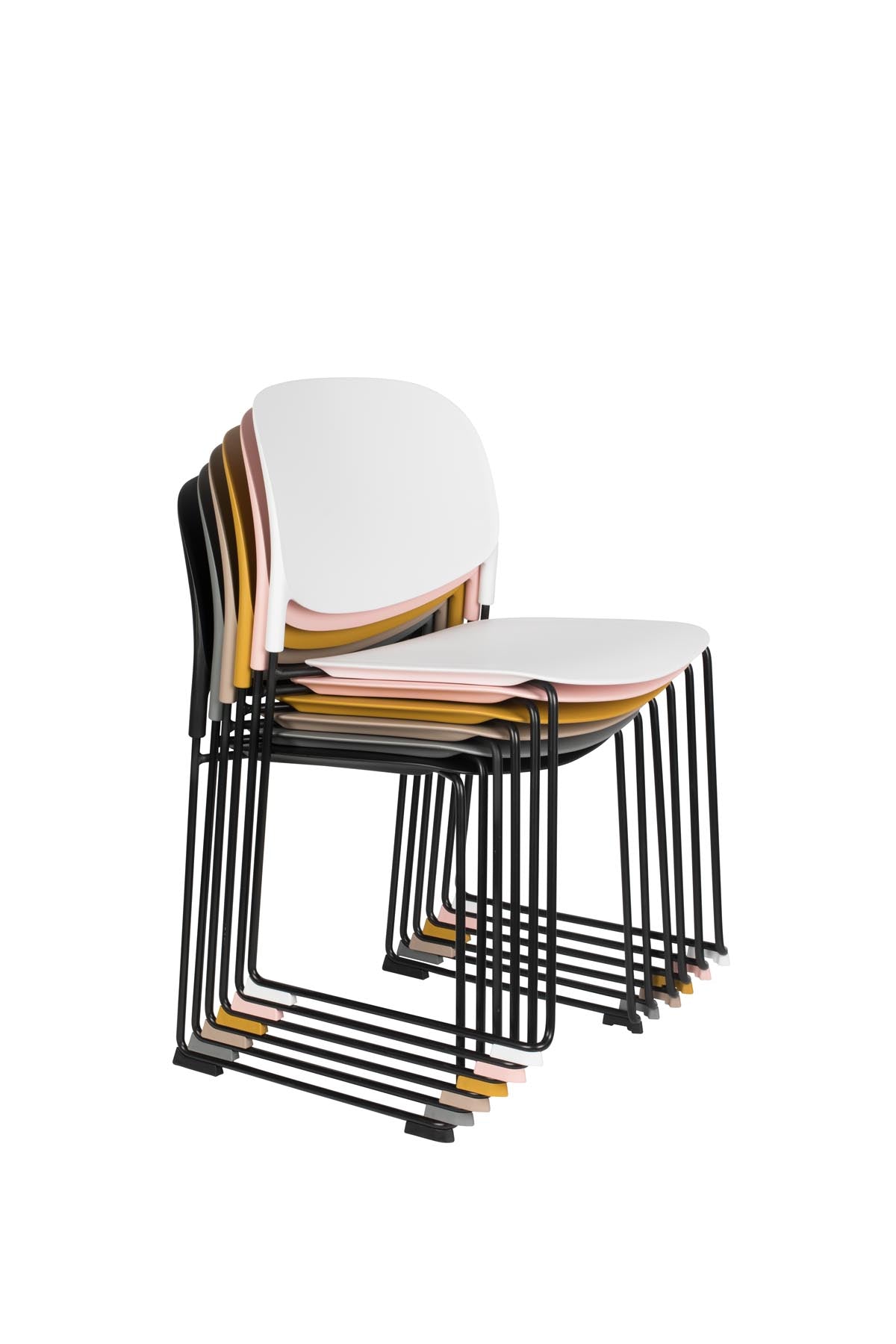 Stuhl STACKS in Grau präsentiert im Onlineshop von KAQTU Design AG. Stuhl ist von White Label Living