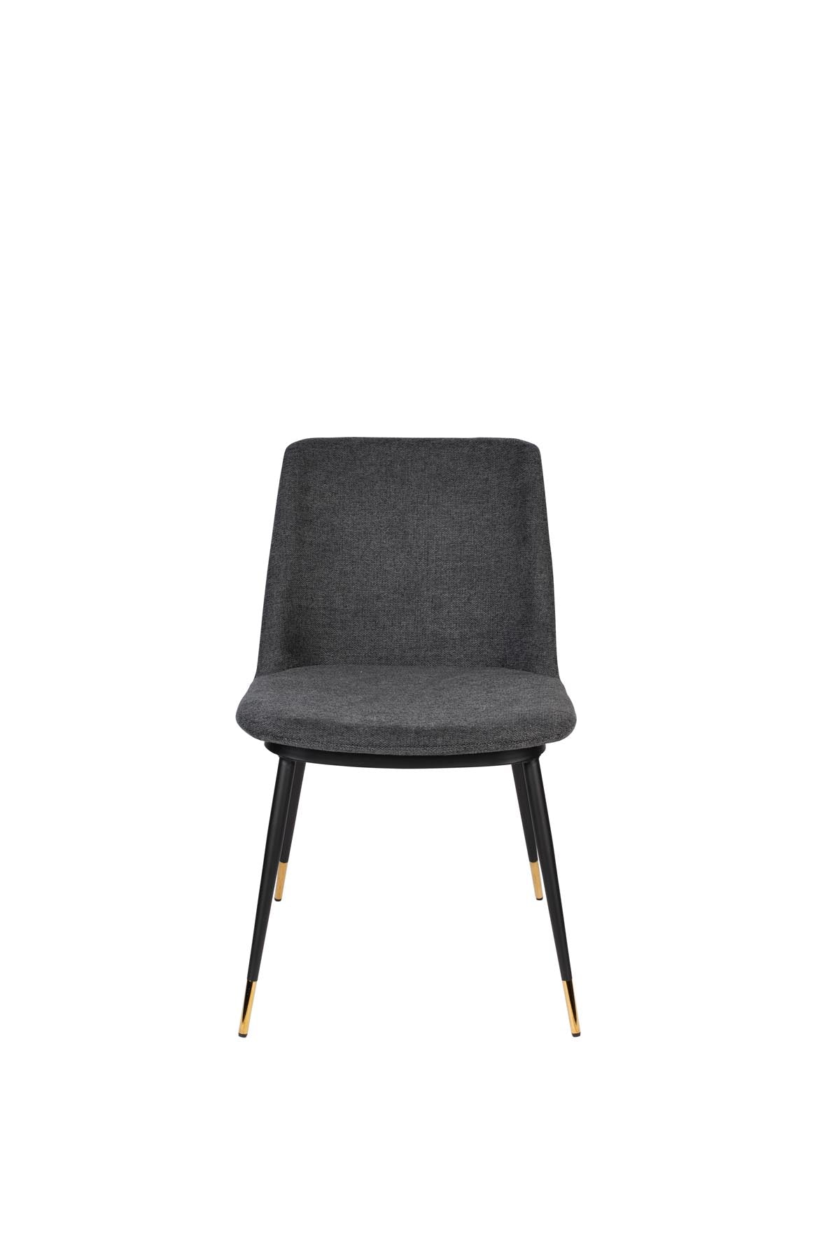 Stuhl LIONEL in Dunkelgrau präsentiert im Onlineshop von KAQTU Design AG. Stuhl ist von White Label Living