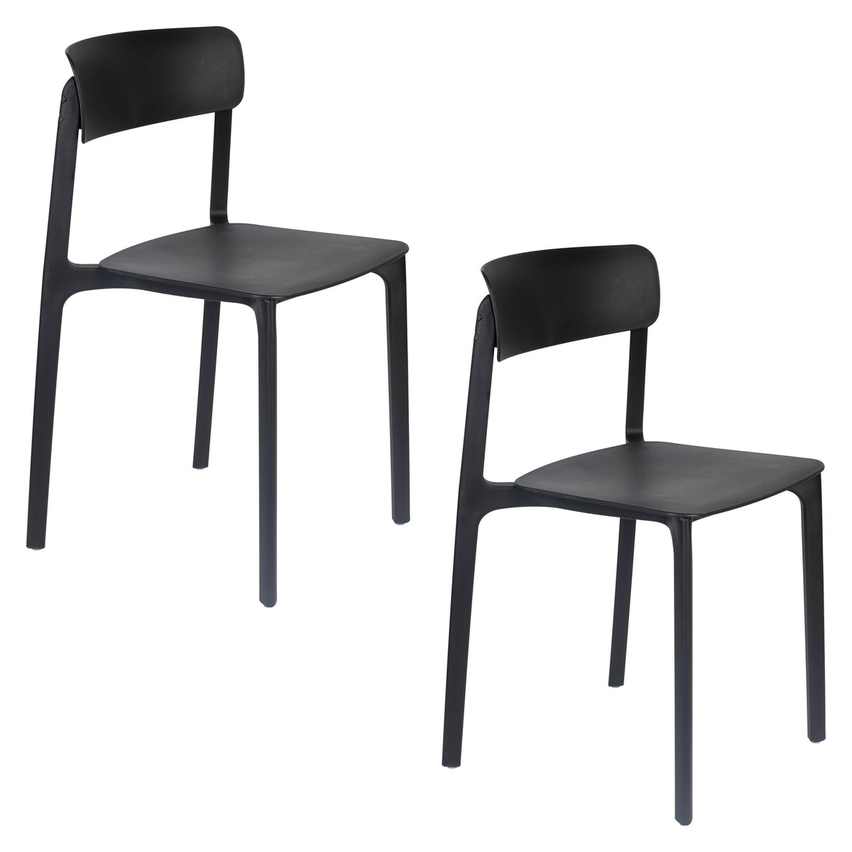 Stuhl Clive in Schwarz präsentiert im Onlineshop von KAQTU Design AG. Stuhl ist von White Label Living