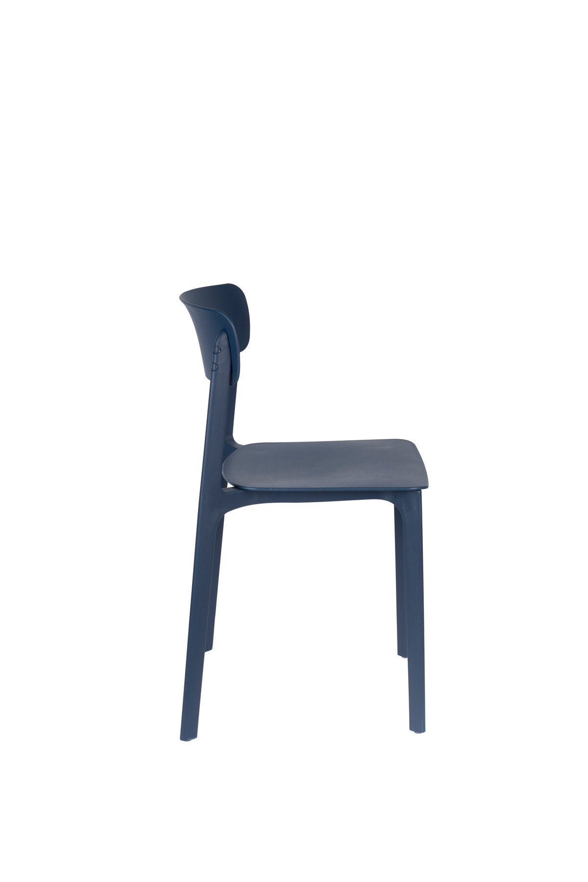 Stuhl Clive in Blau präsentiert im Onlineshop von KAQTU Design AG. Stuhl ist von White Label Living