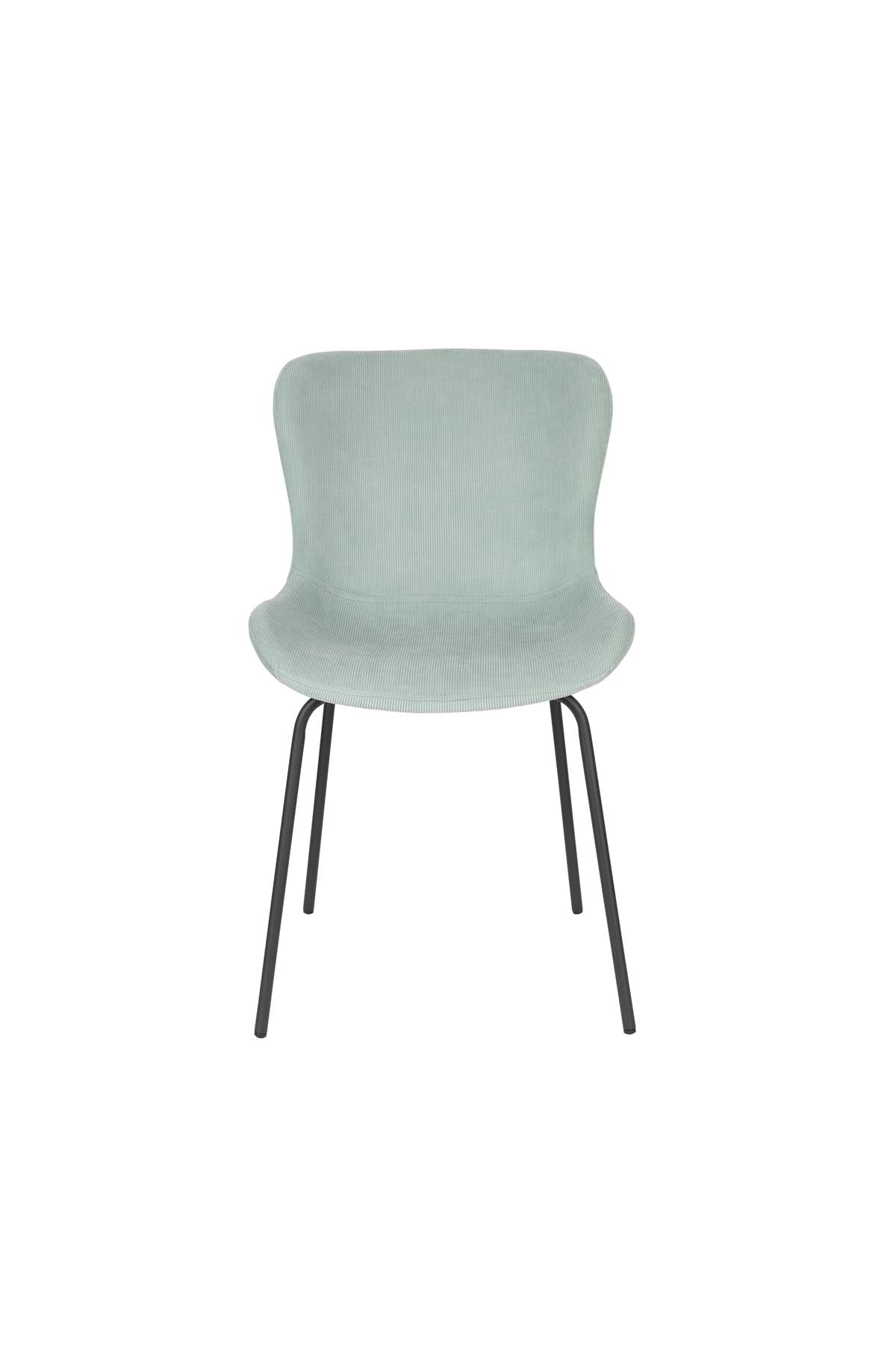 Stuhl Junzo Rib in Hellgrün präsentiert im Onlineshop von KAQTU Design AG. Stuhl ist von White Label Living