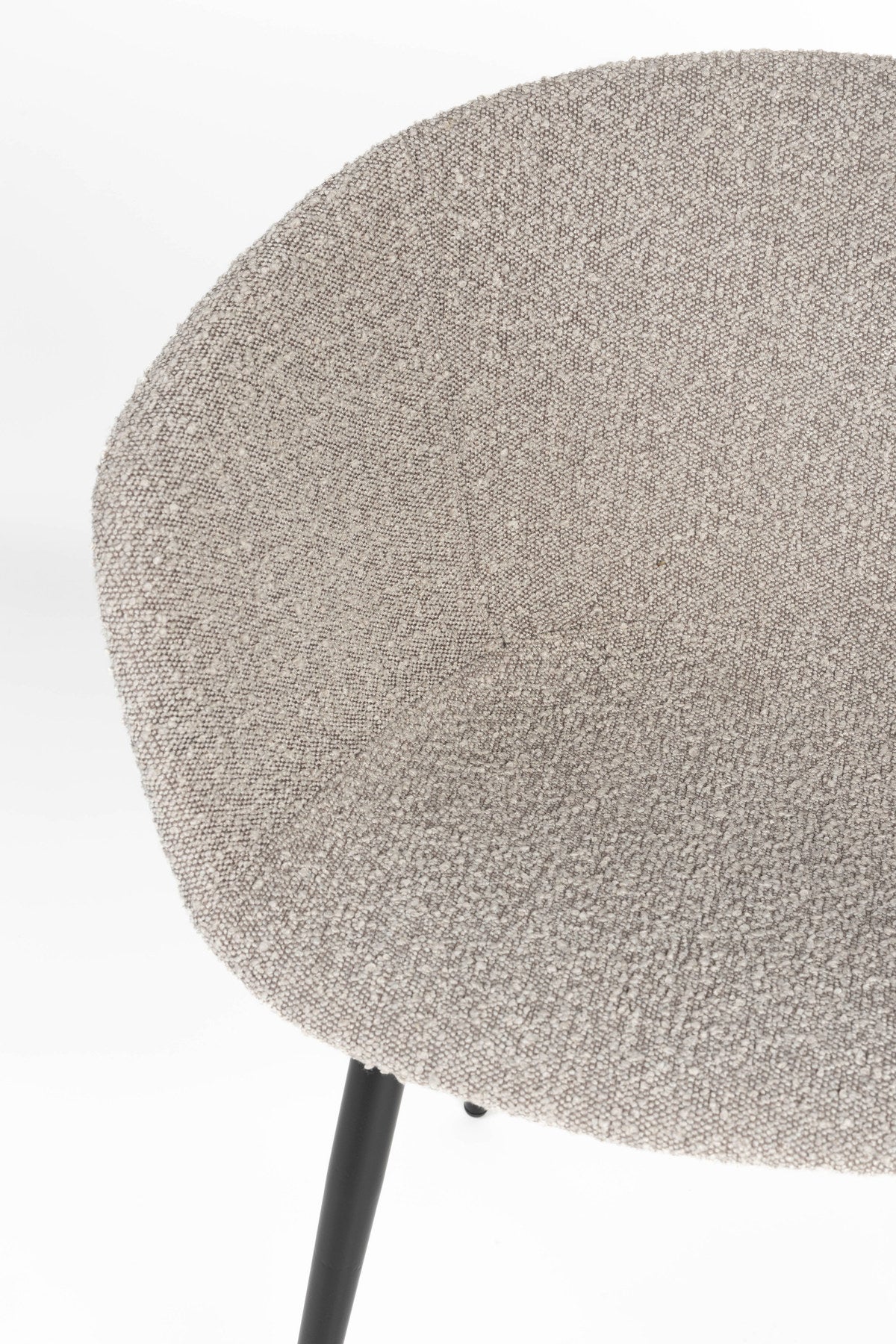 Stuhl Charly in Grau präsentiert im Onlineshop von KAQTU Design AG. Stuhl ist von White Label Living