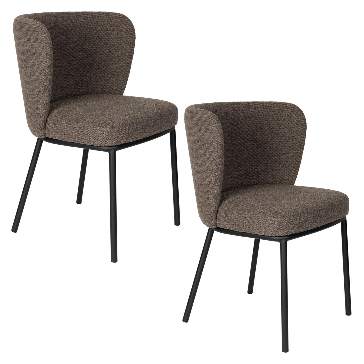 Guus Stuhl Braun in Braun präsentiert im Onlineshop von KAQTU Design AG. Schalenstuhl ist von White Label Living