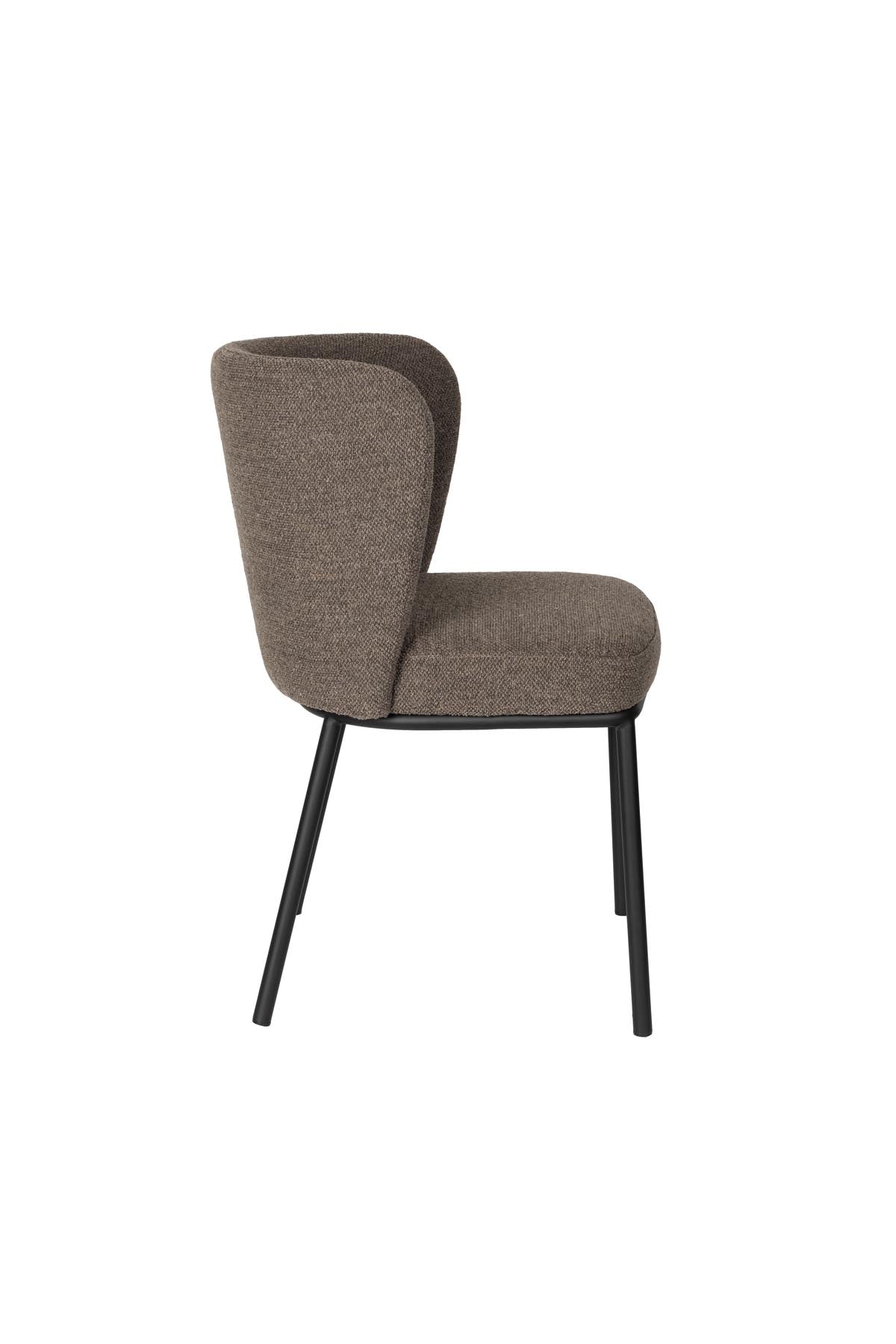 Guus Stuhl Braun in Braun präsentiert im Onlineshop von KAQTU Design AG. Schalenstuhl ist von White Label Living