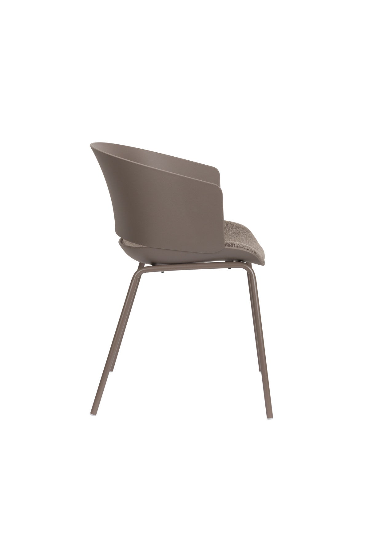 Stuhl Jessica Grey in Grau präsentiert im Onlineshop von KAQTU Design AG. Stuhl mit Armlehne ist von White Label Living