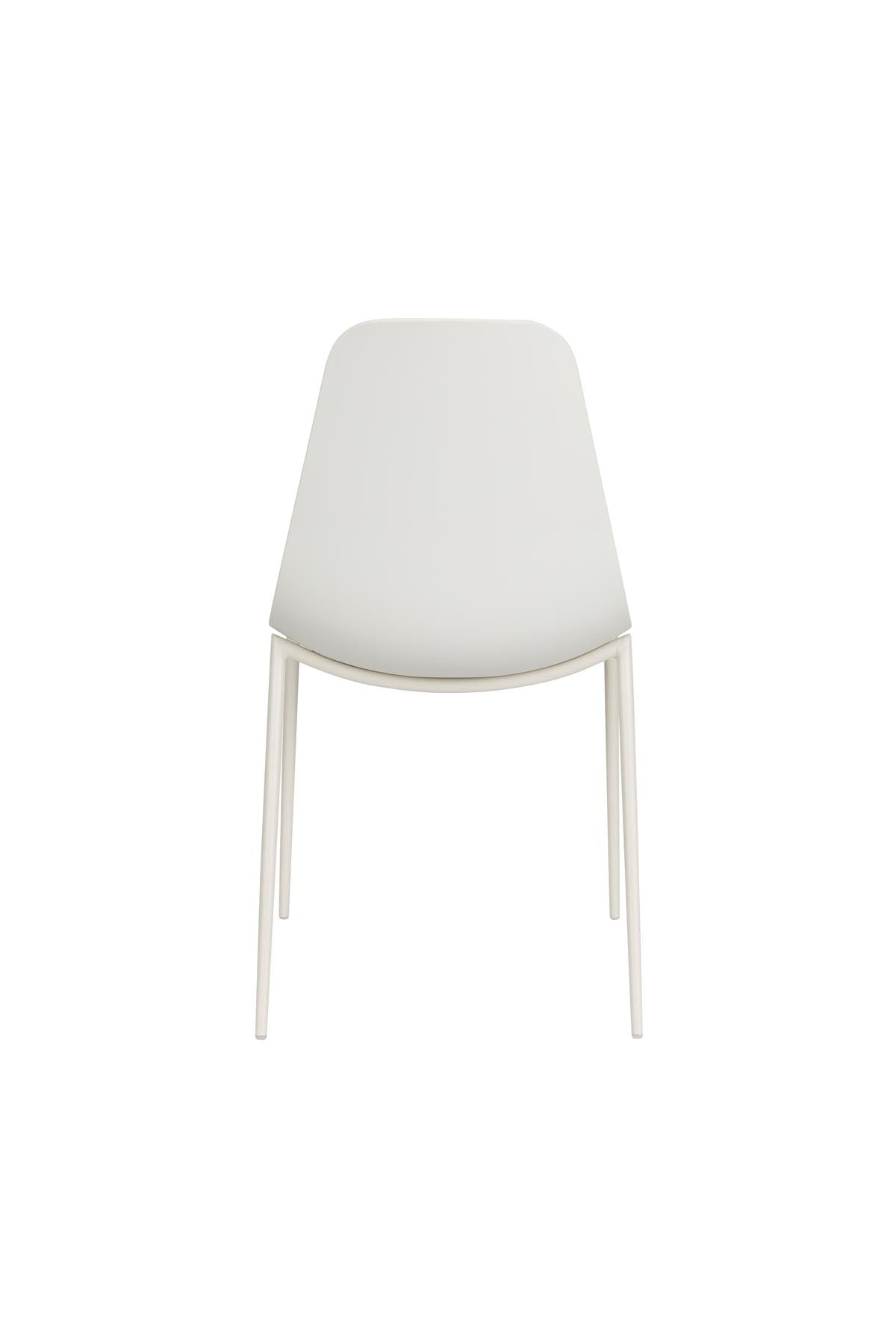 Stuhl Jeffrey White in Weiss präsentiert im Onlineshop von KAQTU Design AG. Stuhl ist von White Label Living