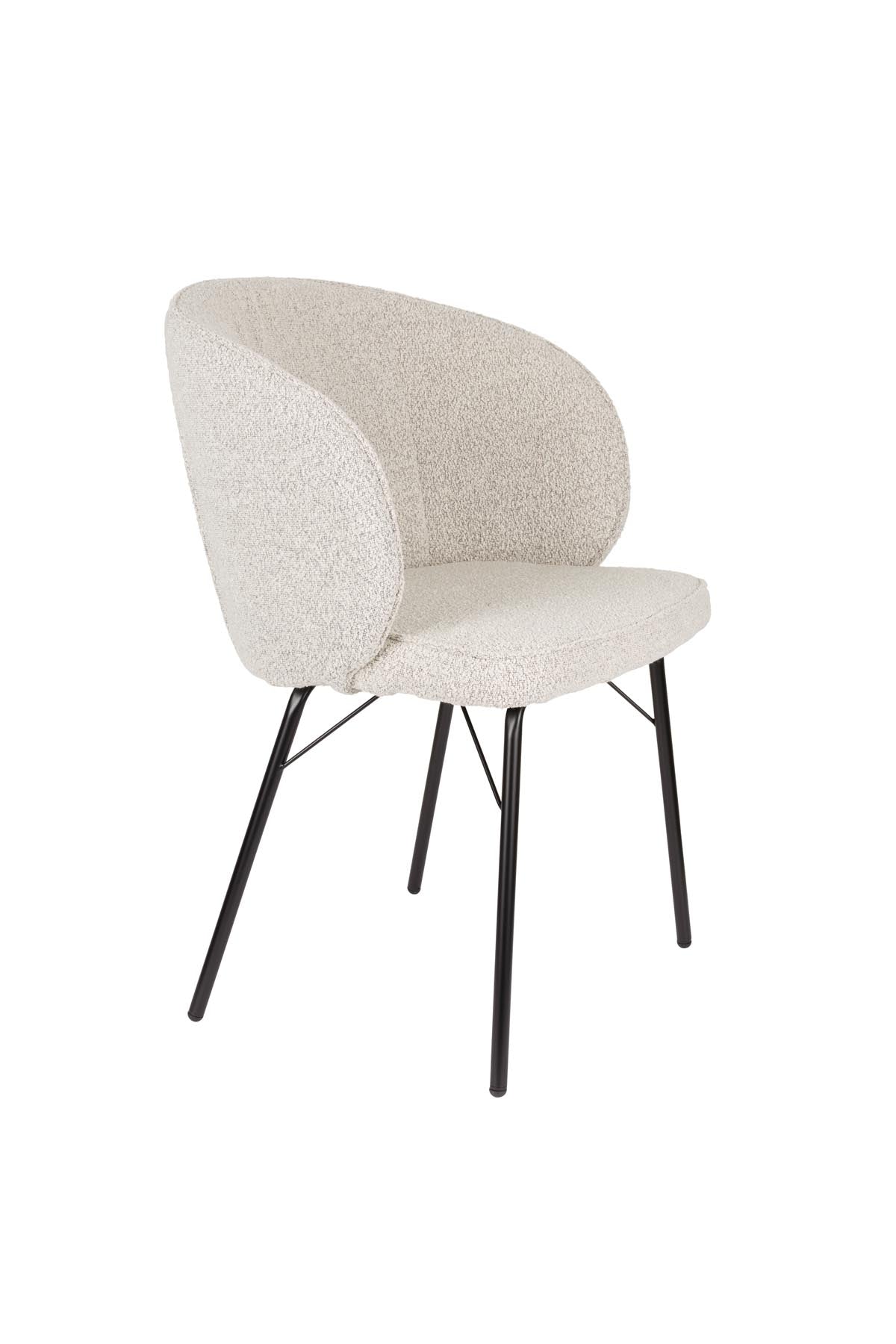 Stuhl Joa Beige in beige präsentiert im Onlineshop von KAQTU Design AG. Schalenstuhl ist von White Label Living