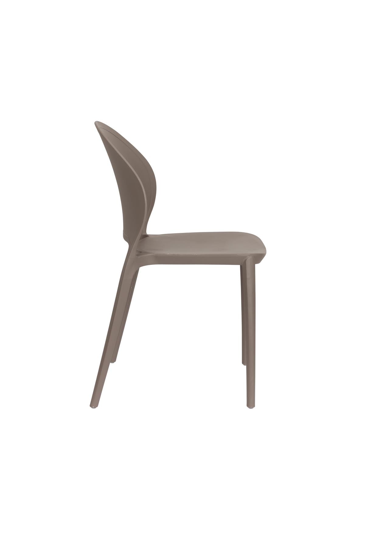 Outdoor-Stuhl Sjoerd Grau in Grau präsentiert im Onlineshop von KAQTU Design AG. Stuhl ist von White Label Living