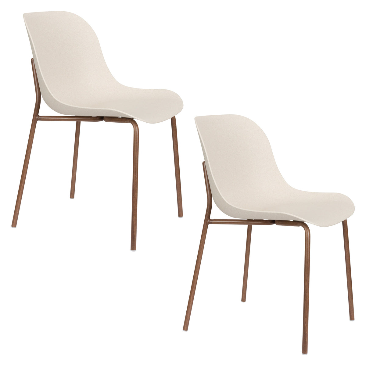 Stuhl Weizen in Weiss präsentiert im Onlineshop von KAQTU Design AG. Stuhl ist von White Label Living