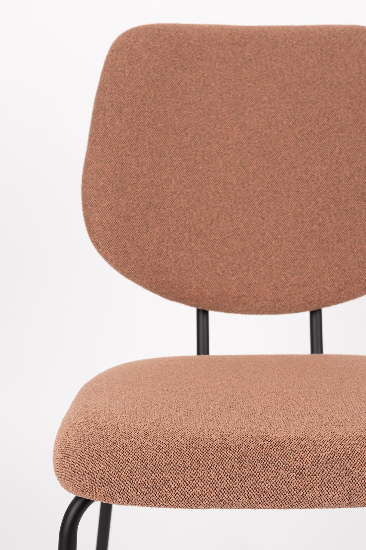 Stuhl Zelo in Rosa präsentiert im Onlineshop von KAQTU Design AG. Stuhl ist von White Label Living