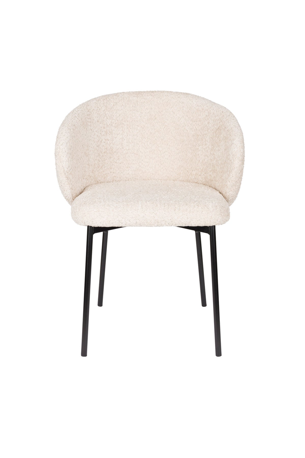 Ayle Stuhl in Weiss präsentiert im Onlineshop von KAQTU Design AG. Stuhl mit Armlehne ist von White Label Living
