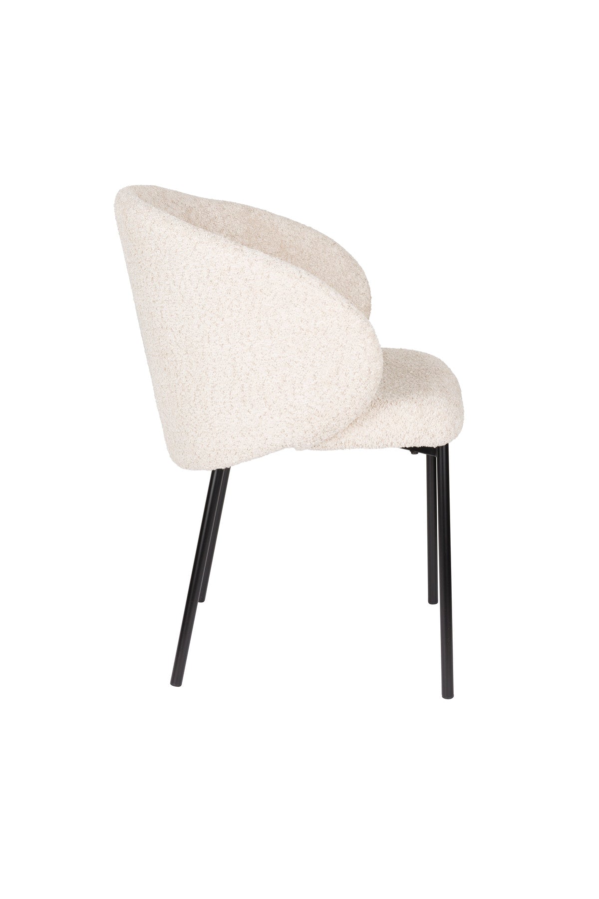 Ayle Stuhl in Weiss präsentiert im Onlineshop von KAQTU Design AG. Stuhl mit Armlehne ist von White Label Living