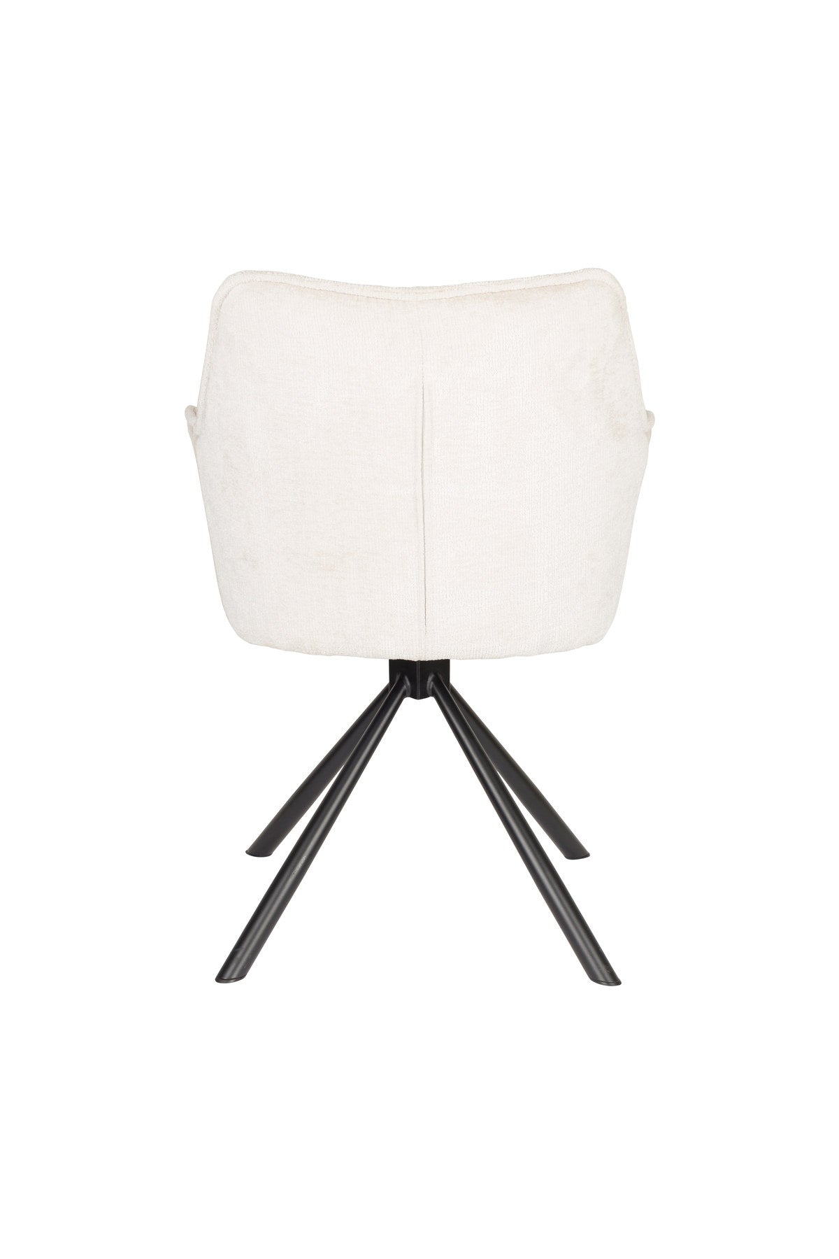 Stuhl Kodak in beige präsentiert im Onlineshop von KAQTU Design AG. Stuhl mit Armlehne ist von White Label Living